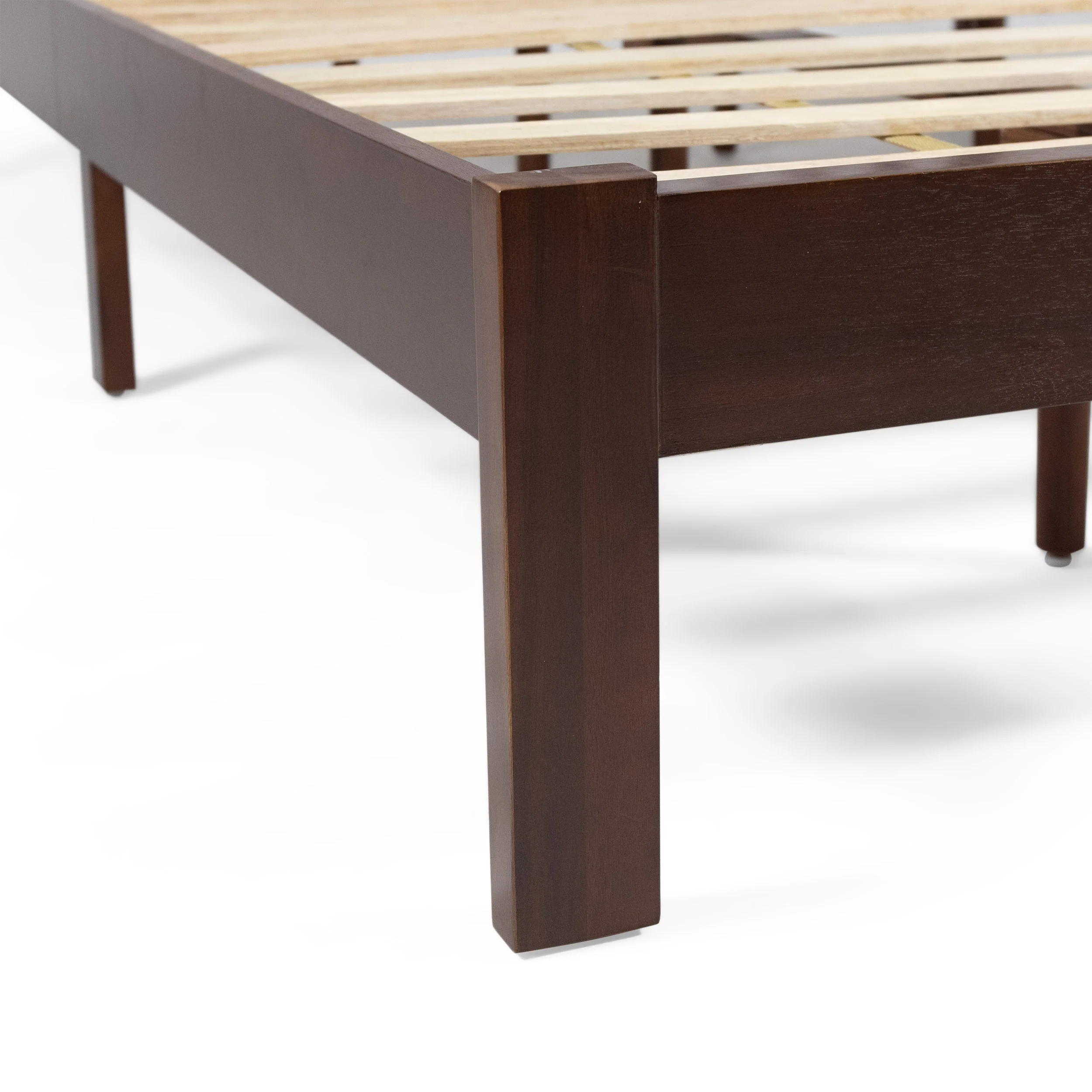 Contessa Modern Farmhouse Acacia Wood Queen Bed Platform - furnishings