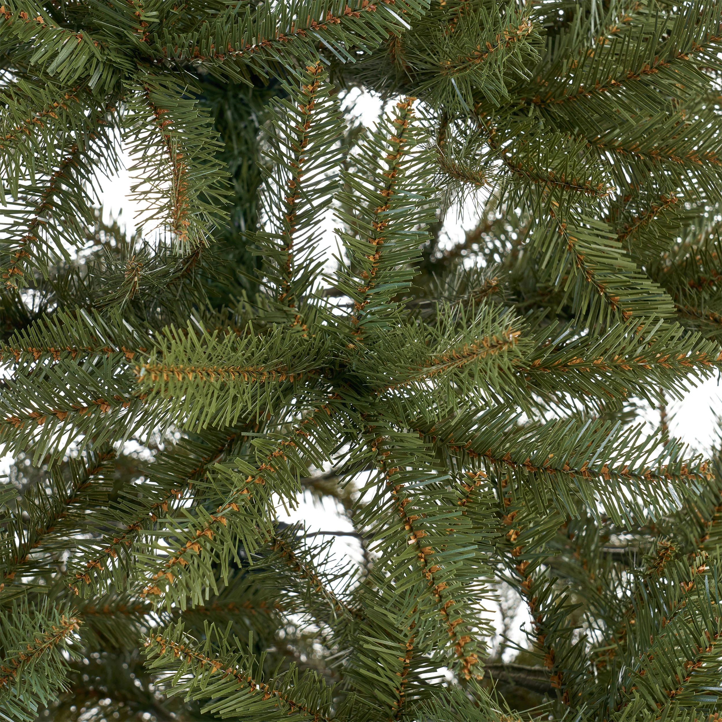 9-foot Fraser Fir Hinged Artificial Christmas Tree - furnishings