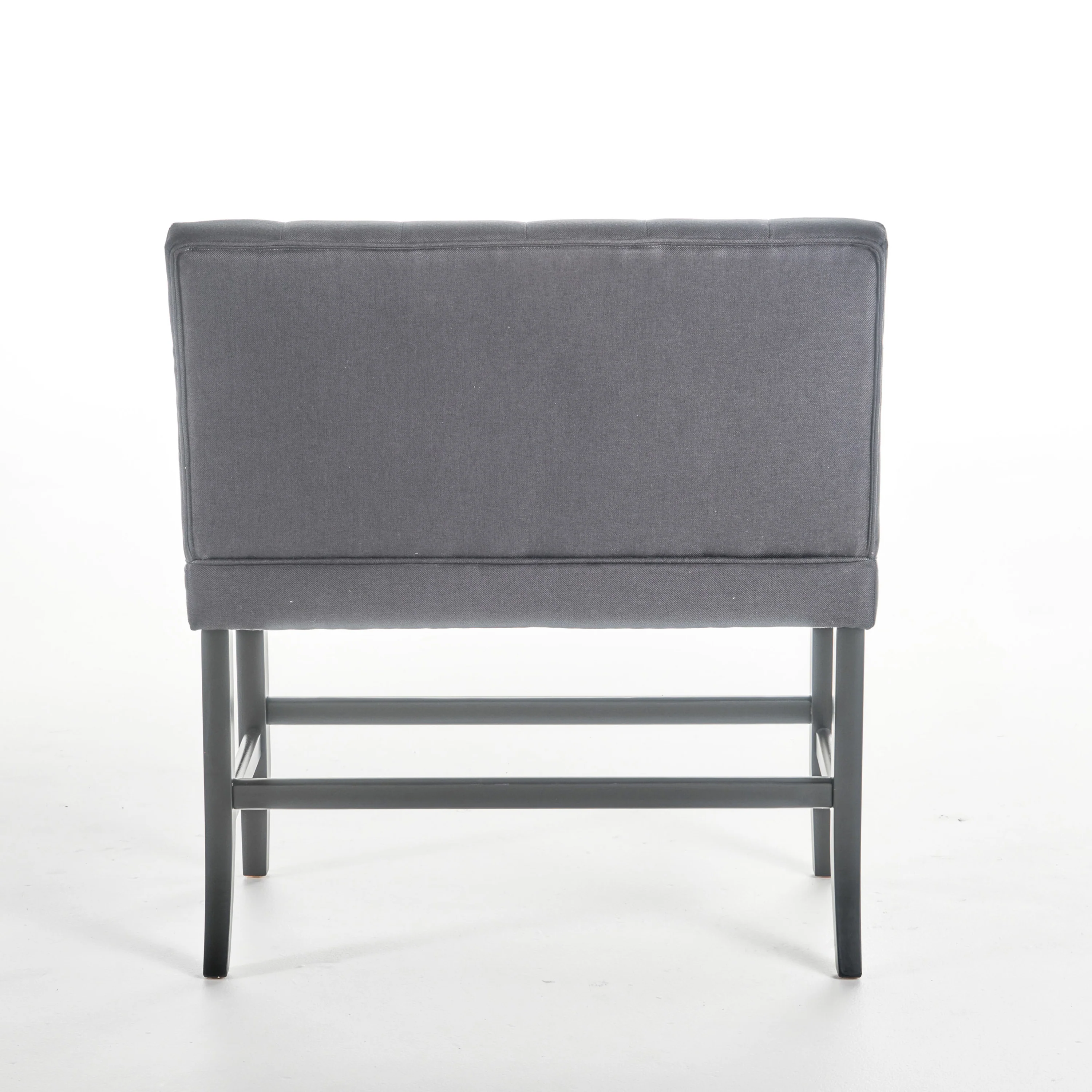 Paddy Tufted Back Fabric 26-Inch Barstool Bench - furnishings