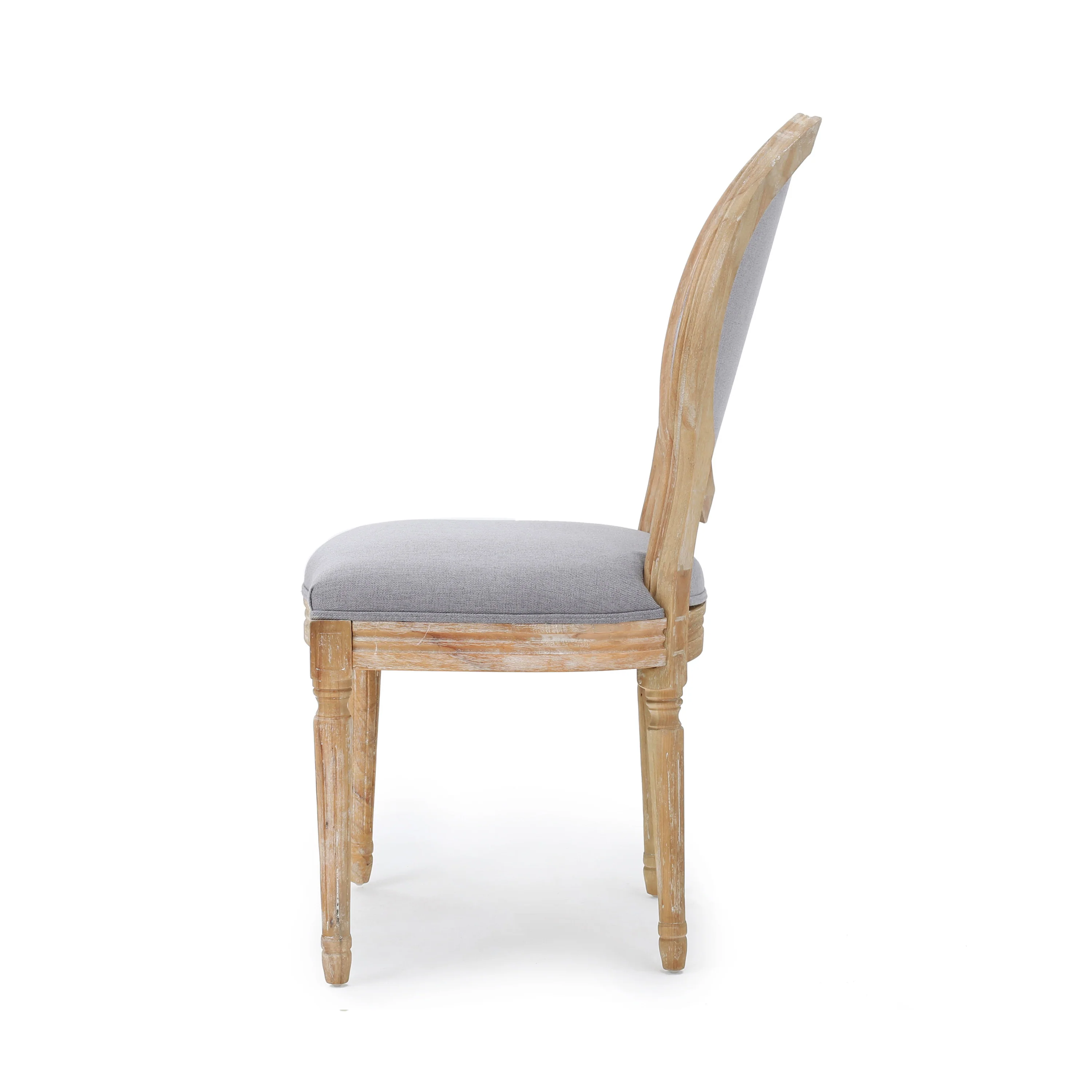 Phinnaeus French Country Fabric Dining Chairs (Set of 2) - furnishings