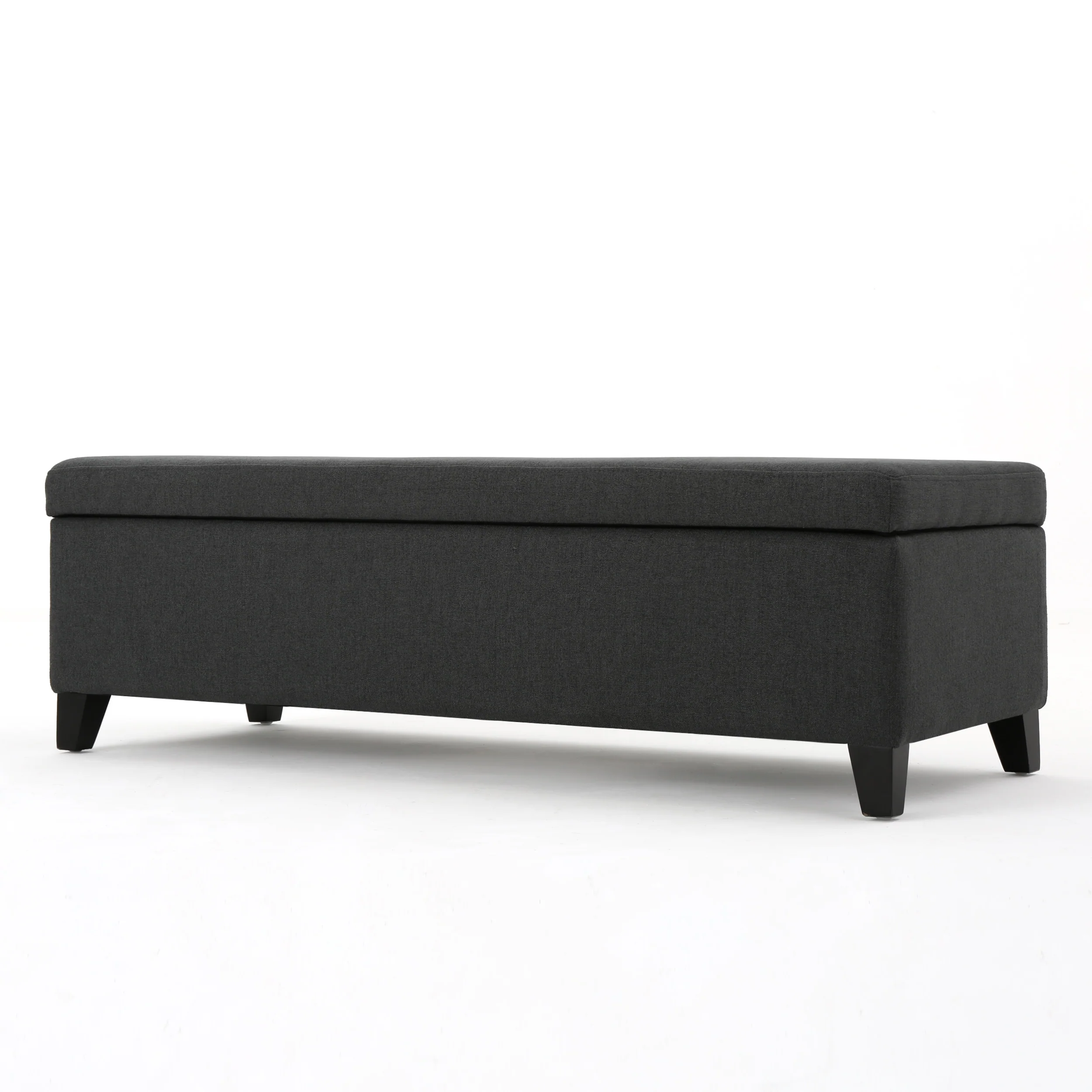 Annis Rectangle Fabric Storage Ottoman Bench - furnishings