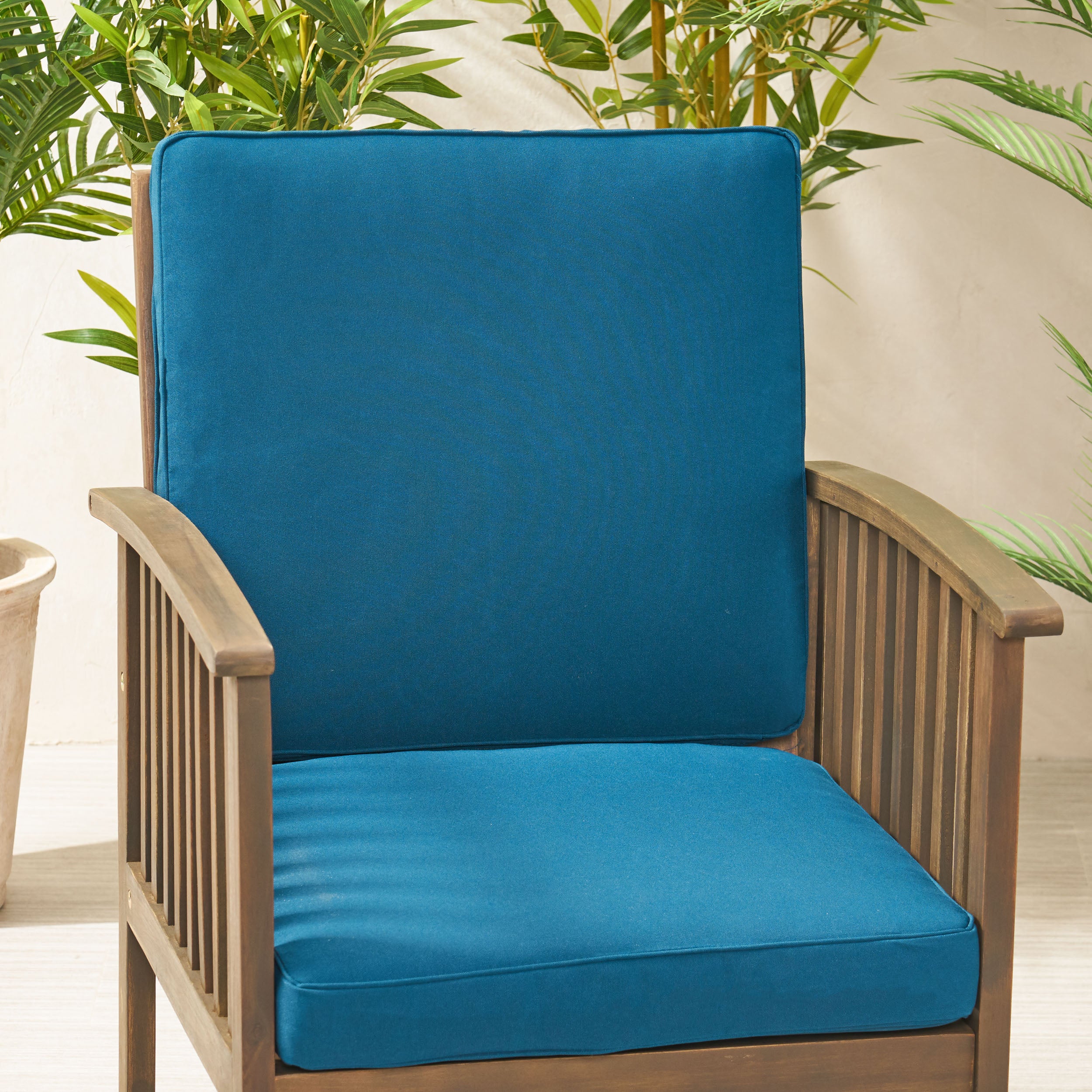 Eydan Outdoor Water Resistant Fabric Club Chair Cushions - furnishings