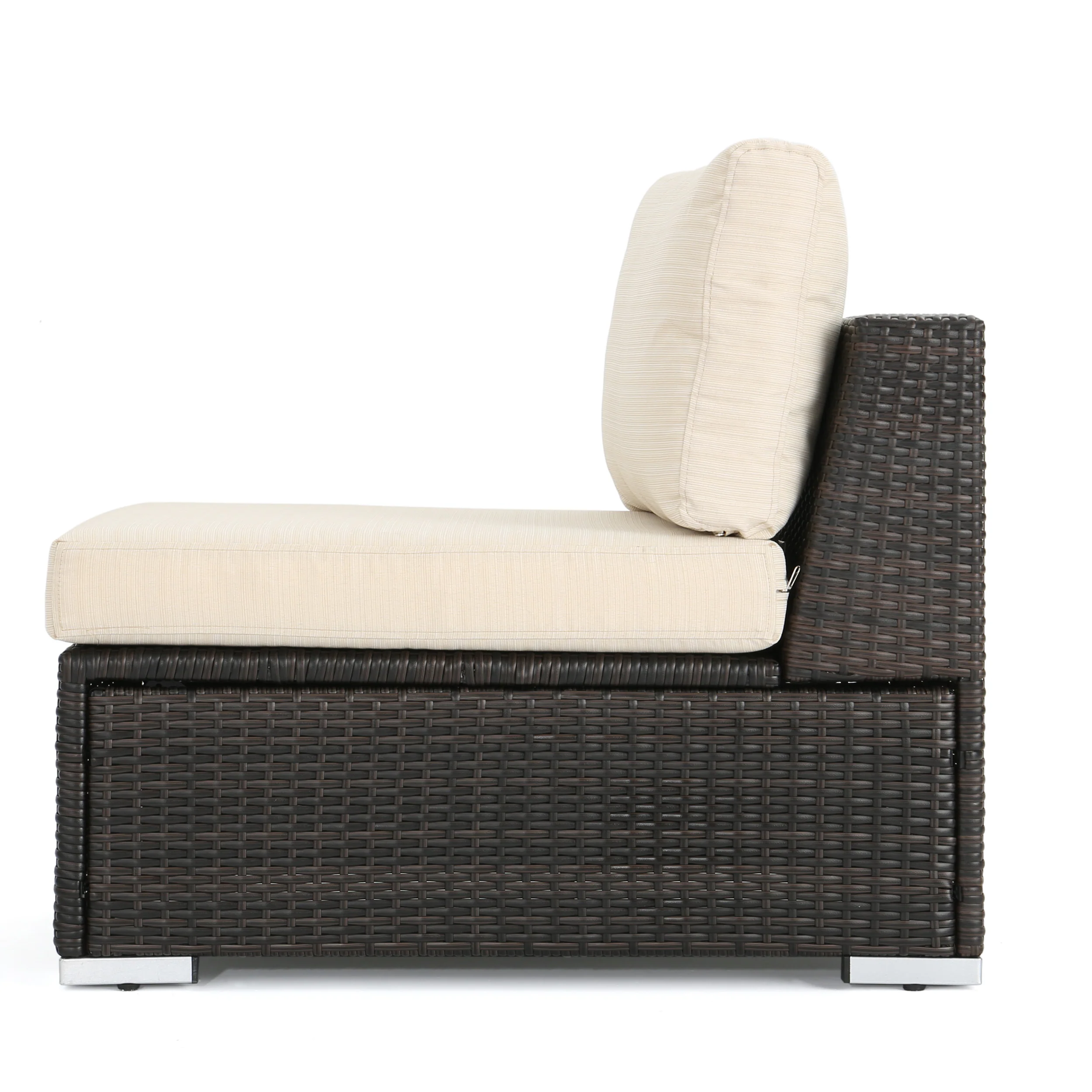 Avianna Outdoor Wicker 4 Seater Sofa with Cushions - furnishings