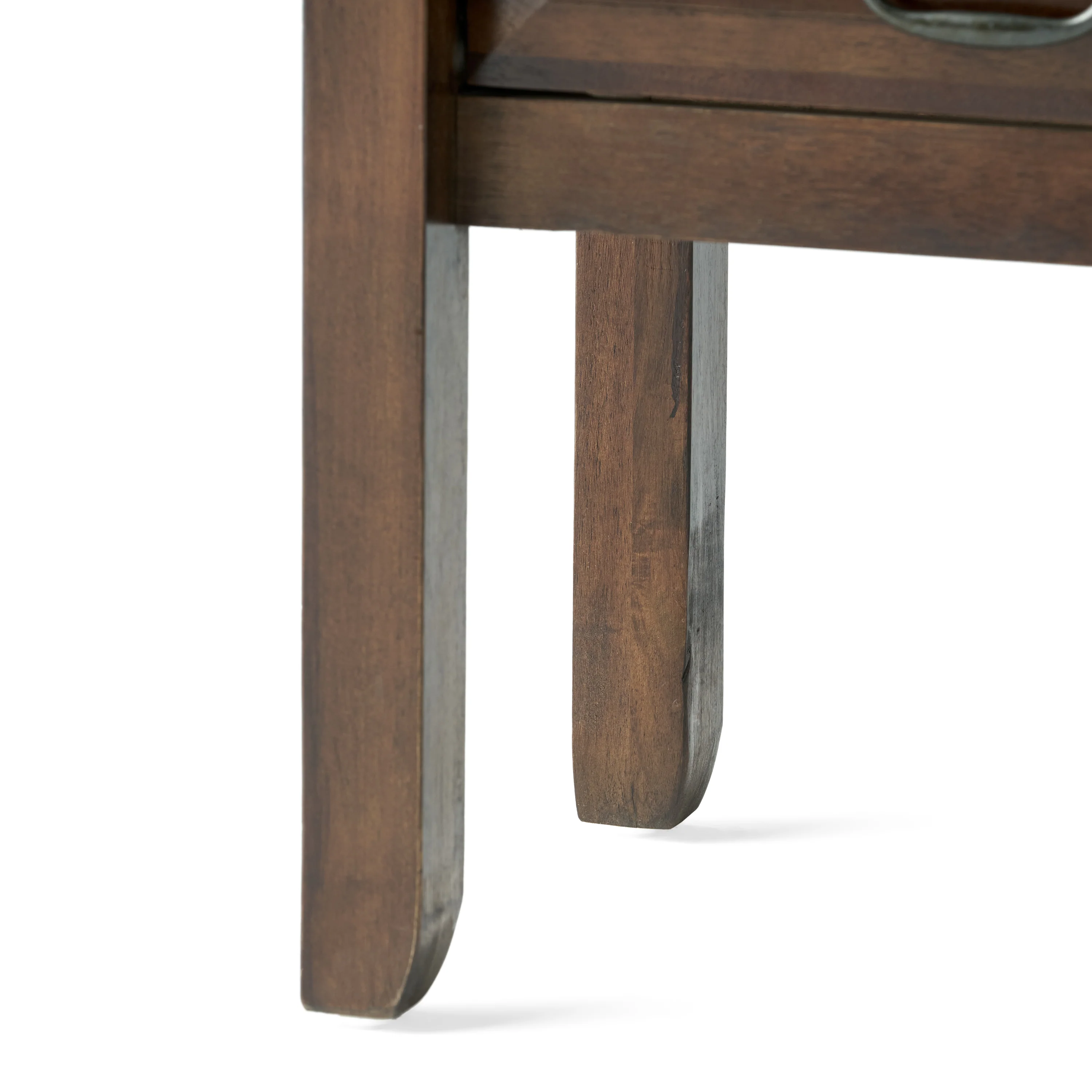 Noah Brown Mahogany Wood Accent Table - furnishings