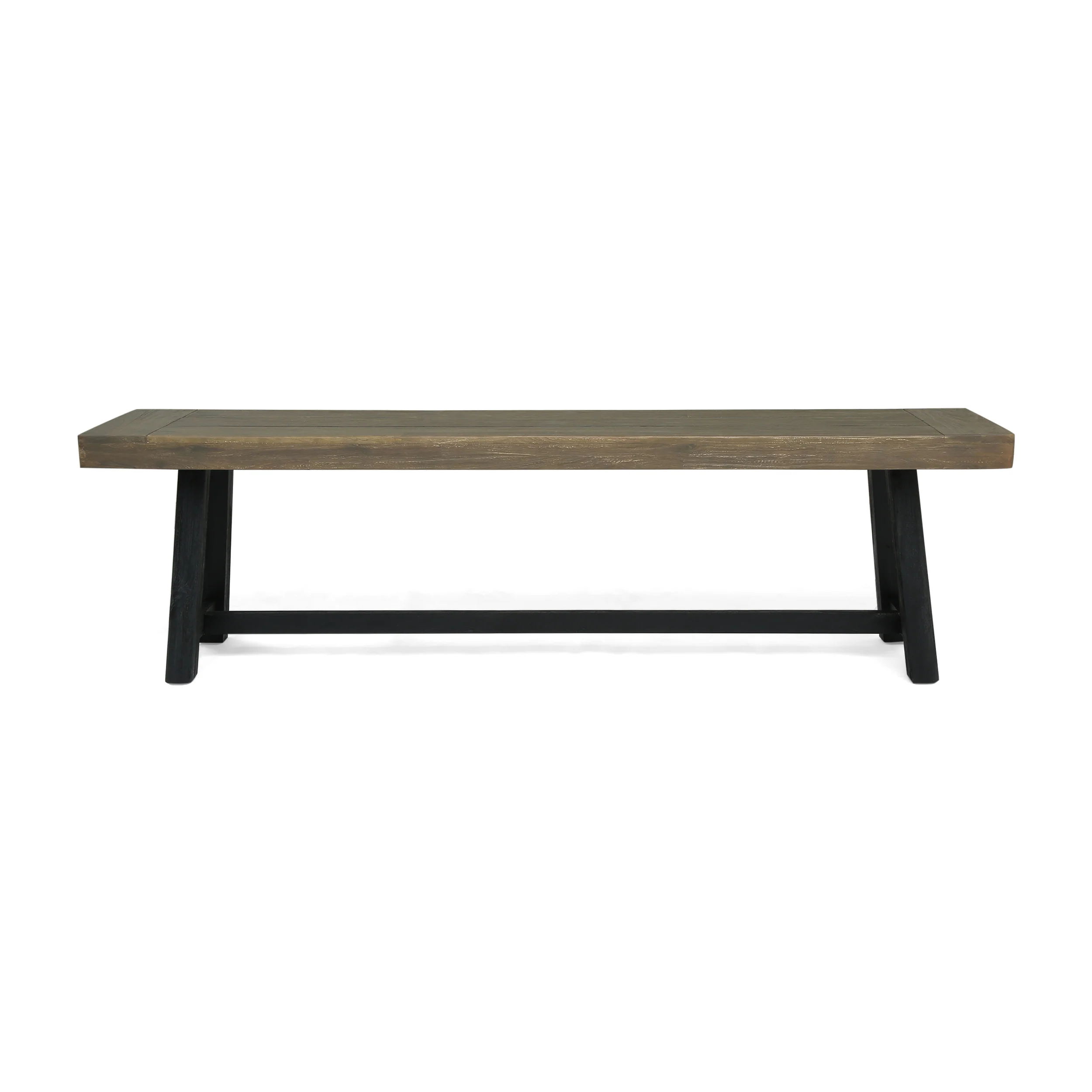 Toby Outdoor Acacia Wood Bench - furnishings