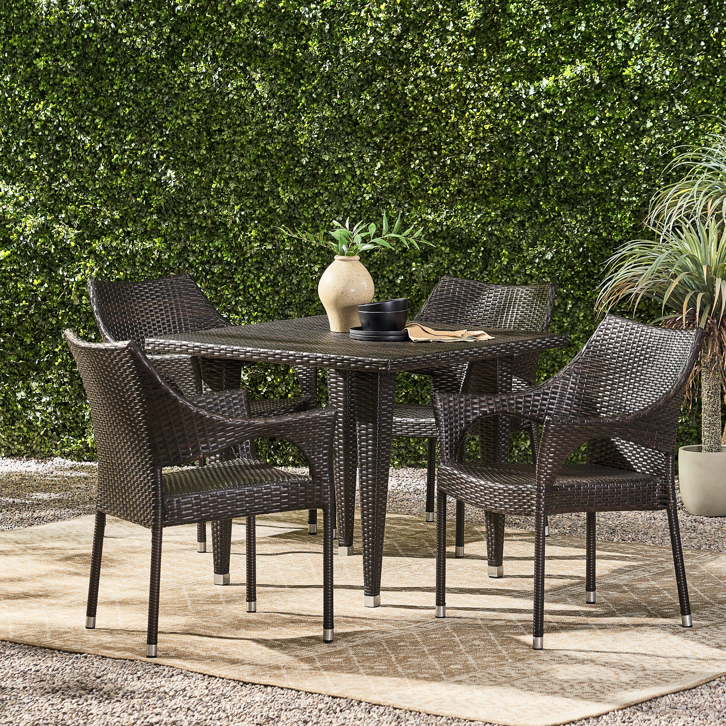 Del Mar 5-piece Outdoor Dining Set - furnishings