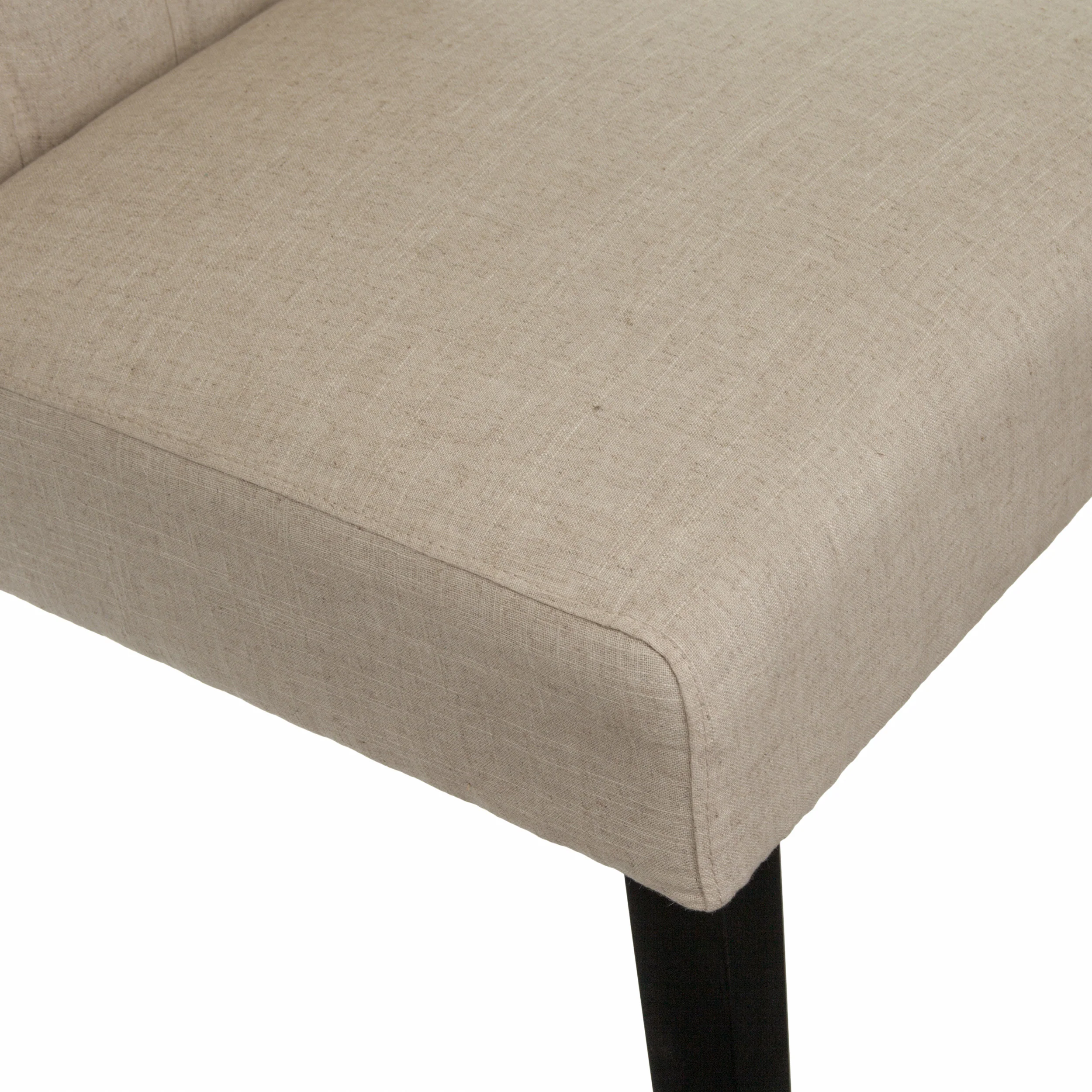 Charley Tall Dark Beige Tufted Dining Chairs (Set of 2) - furnishings