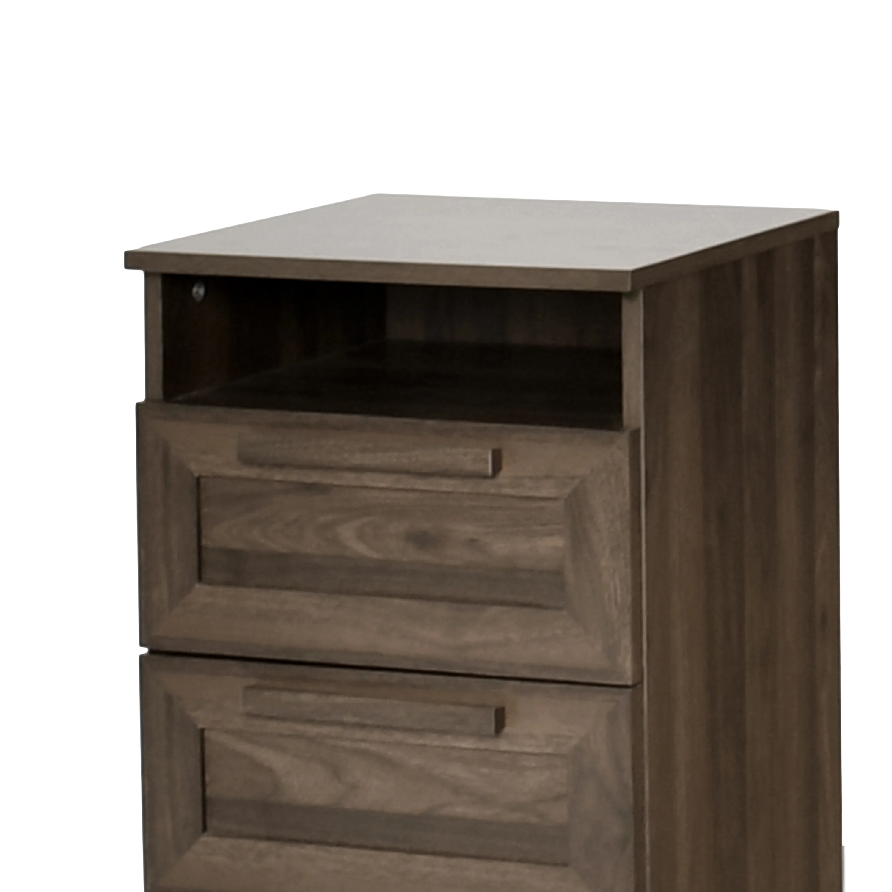 Broxon Rustic 2 Drawer Nightstand - furnishings