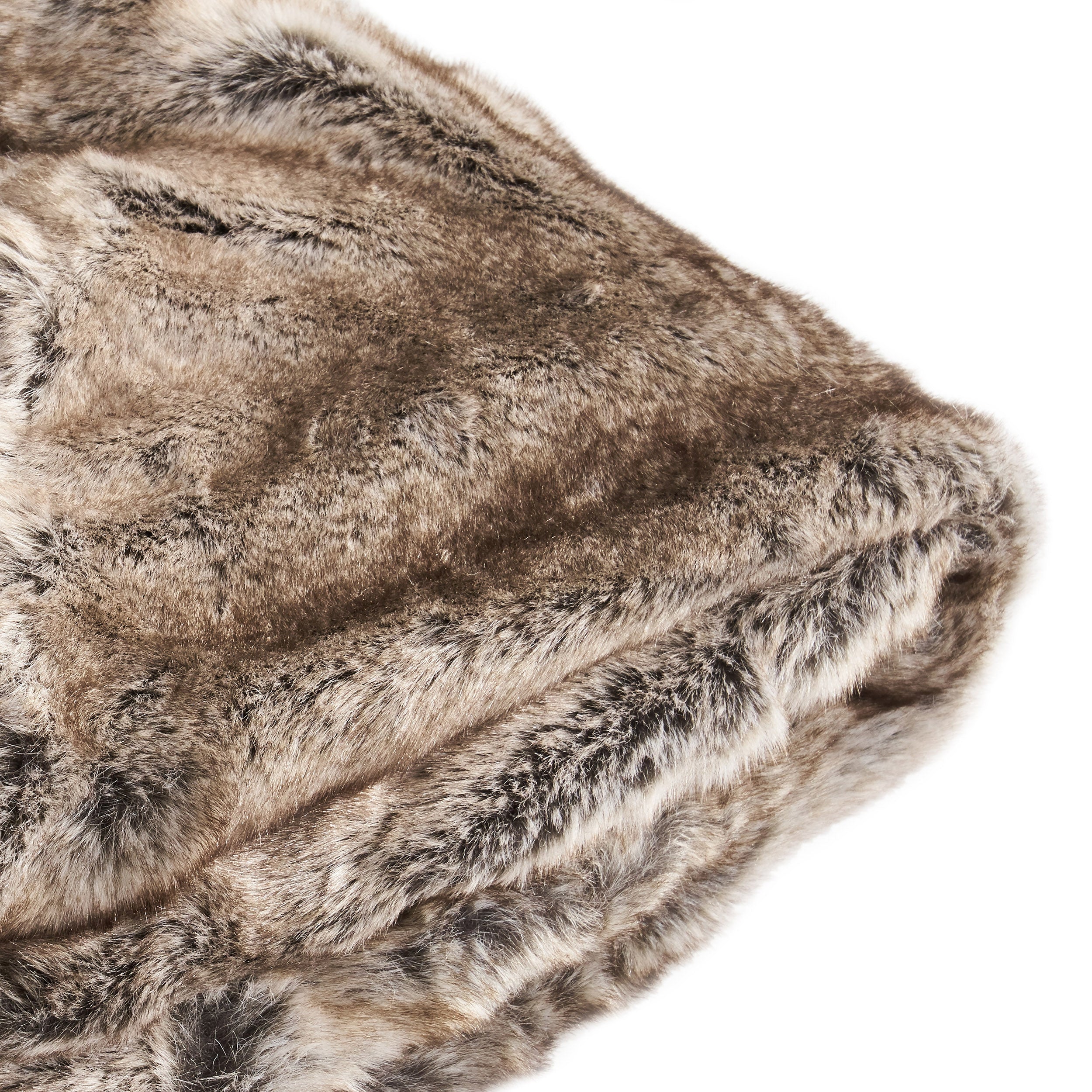 Keene Modern 3 Foot Faux Fur Bean Bag (Cover Only) - furnishings