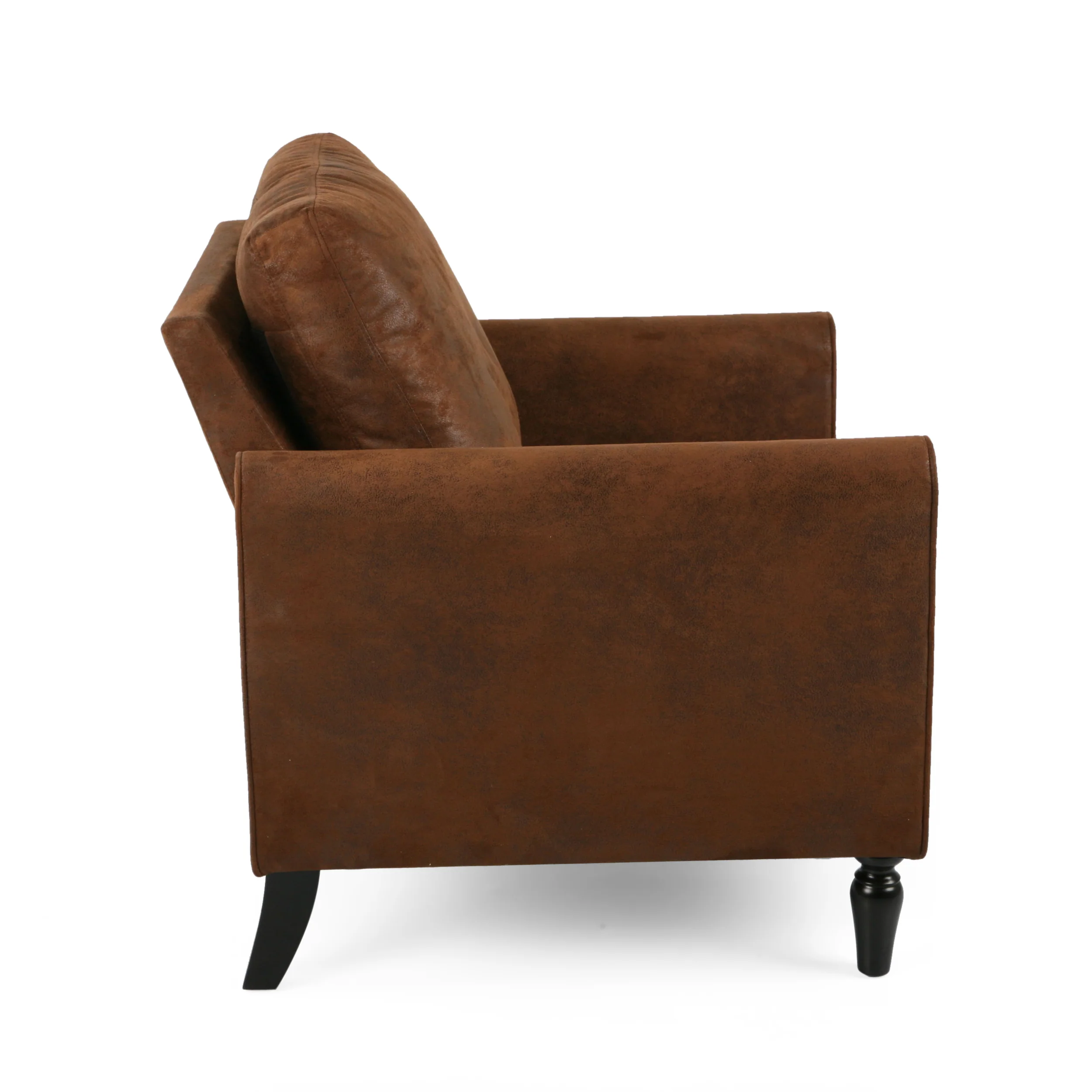 Xyan Contemporary Club Chair with Plush Microfiber Cushions - furnishings
