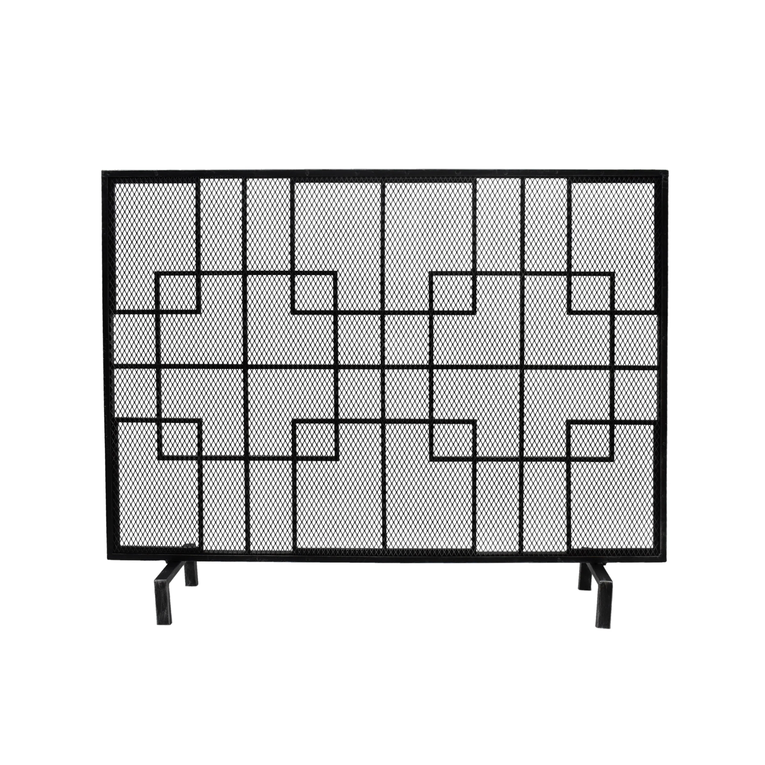 Dorothy Modern Single PanelIron Firescreen - furnishings