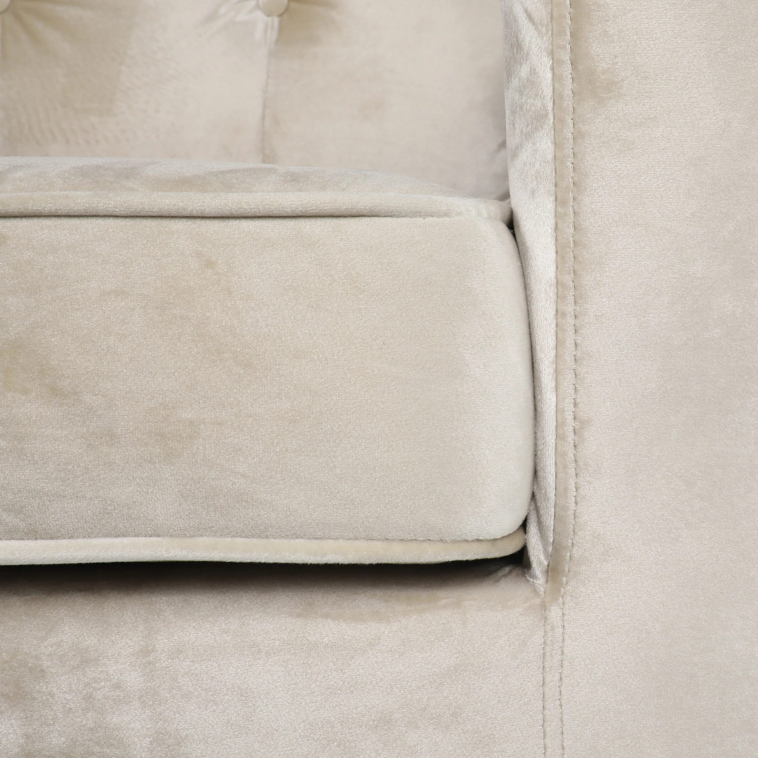 Taylea Modern Glam Tufted Velvet Club Chair - furnishings