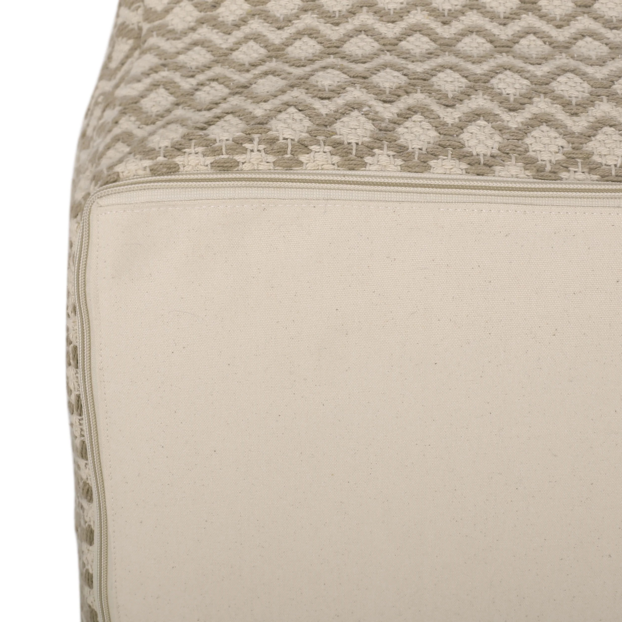 Julianny Boho Rectangular Bean Bag Ottoman - furnishings