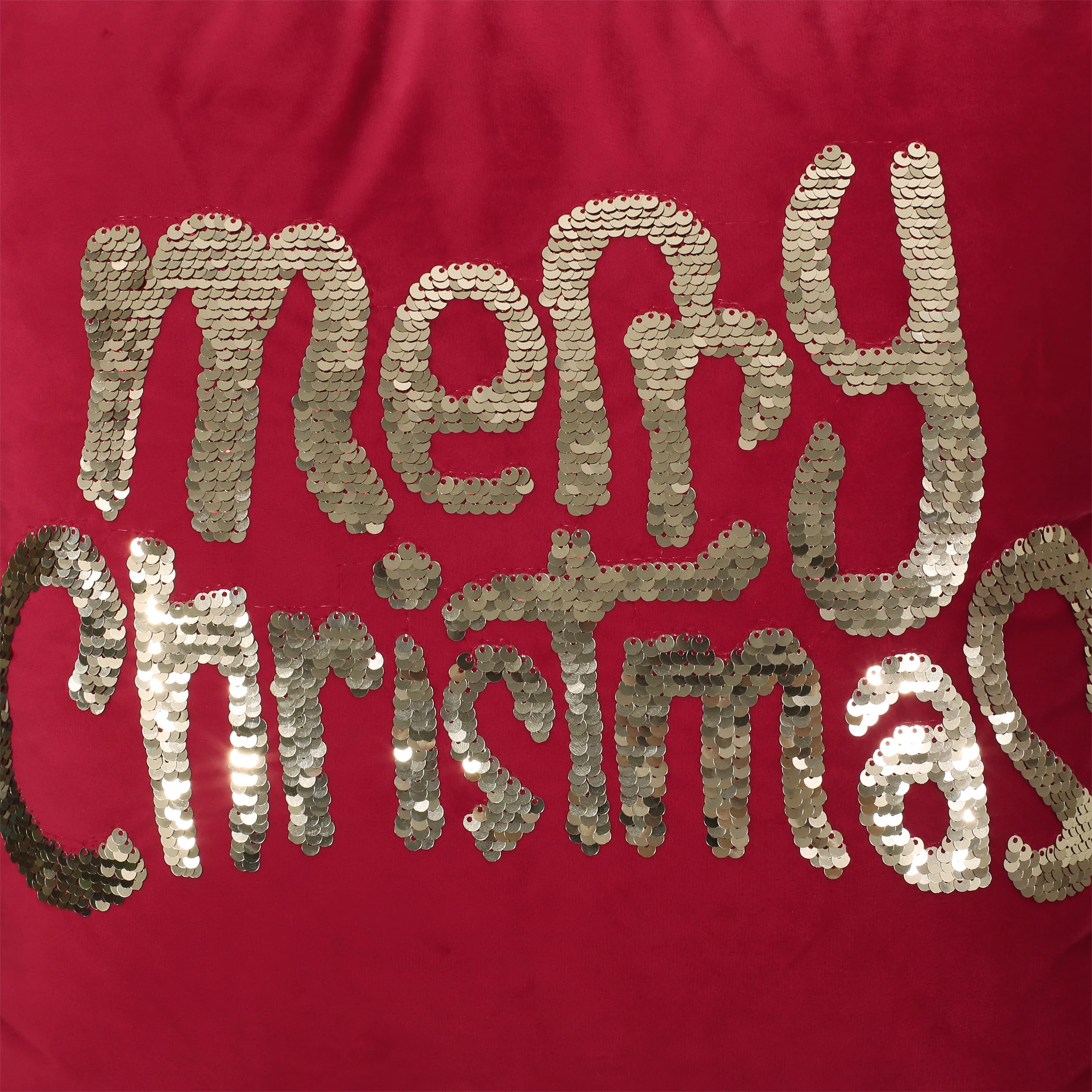 Bolivar Glam Velvet Christmas Throw Pillow - furnishings