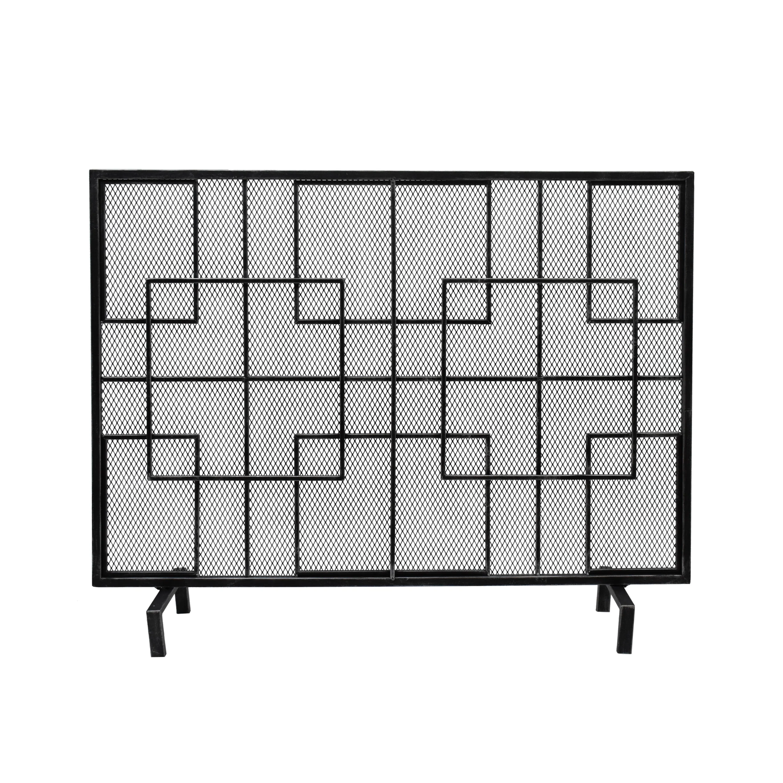 Dorothy Modern Single PanelIron Firescreen - furnishings