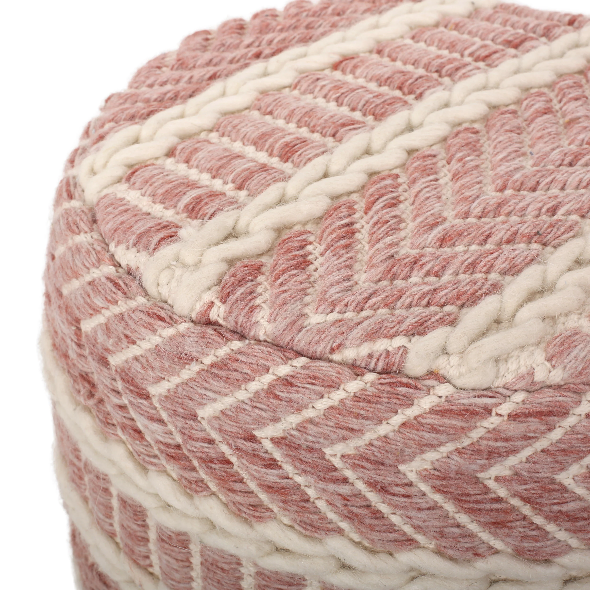 Laureline Handcrafted Boho Fabric Stool - furnishings