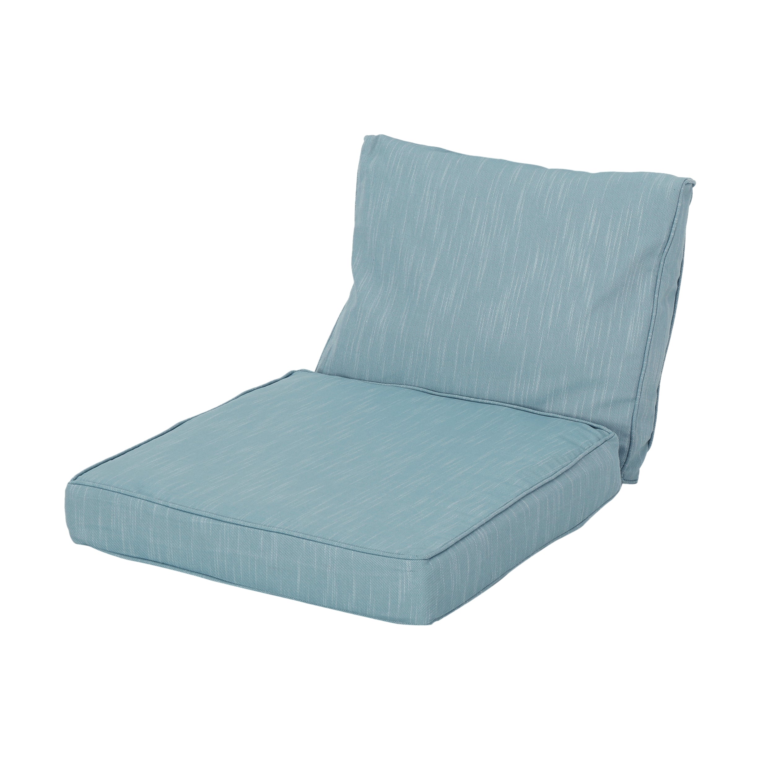 Atiyah Outdoor Water Resistant Fabric Club Chair Cushions with Piping - furnishings