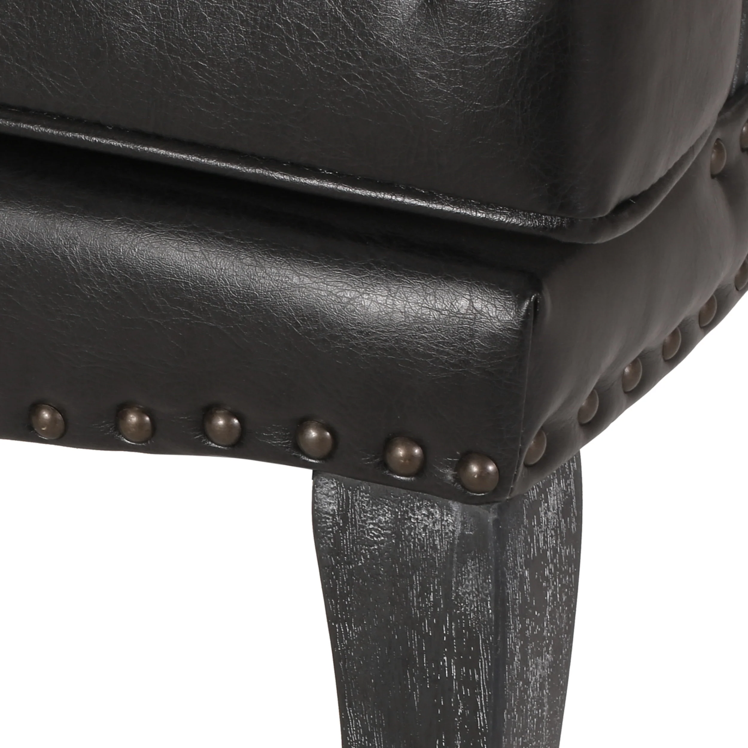 Tim French Country Dining Arm Chair with Nailhead Trim, Set of 2 - furnishings