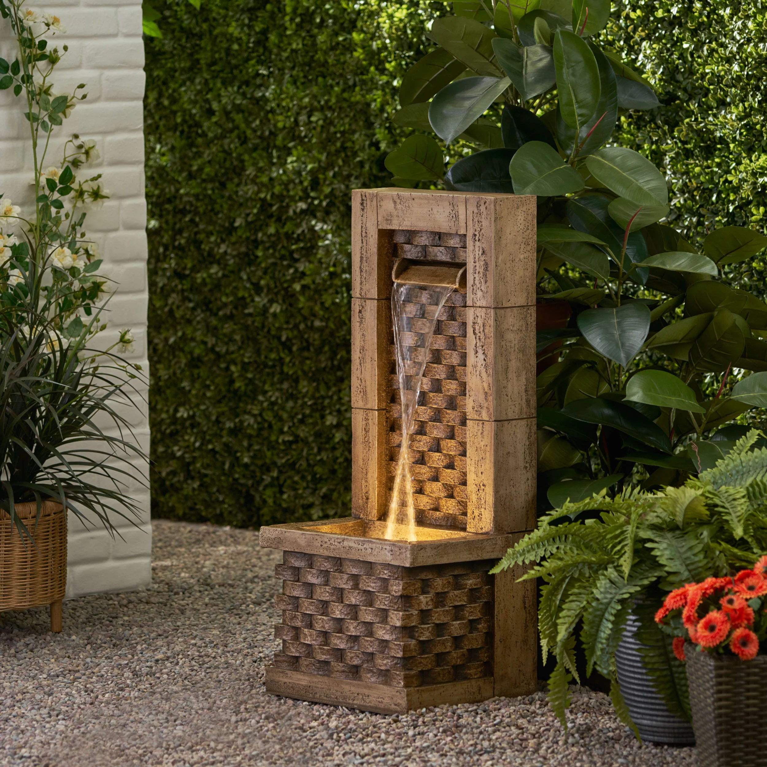 Ascot Azlee Outdoor Floor Fountain - furnishings