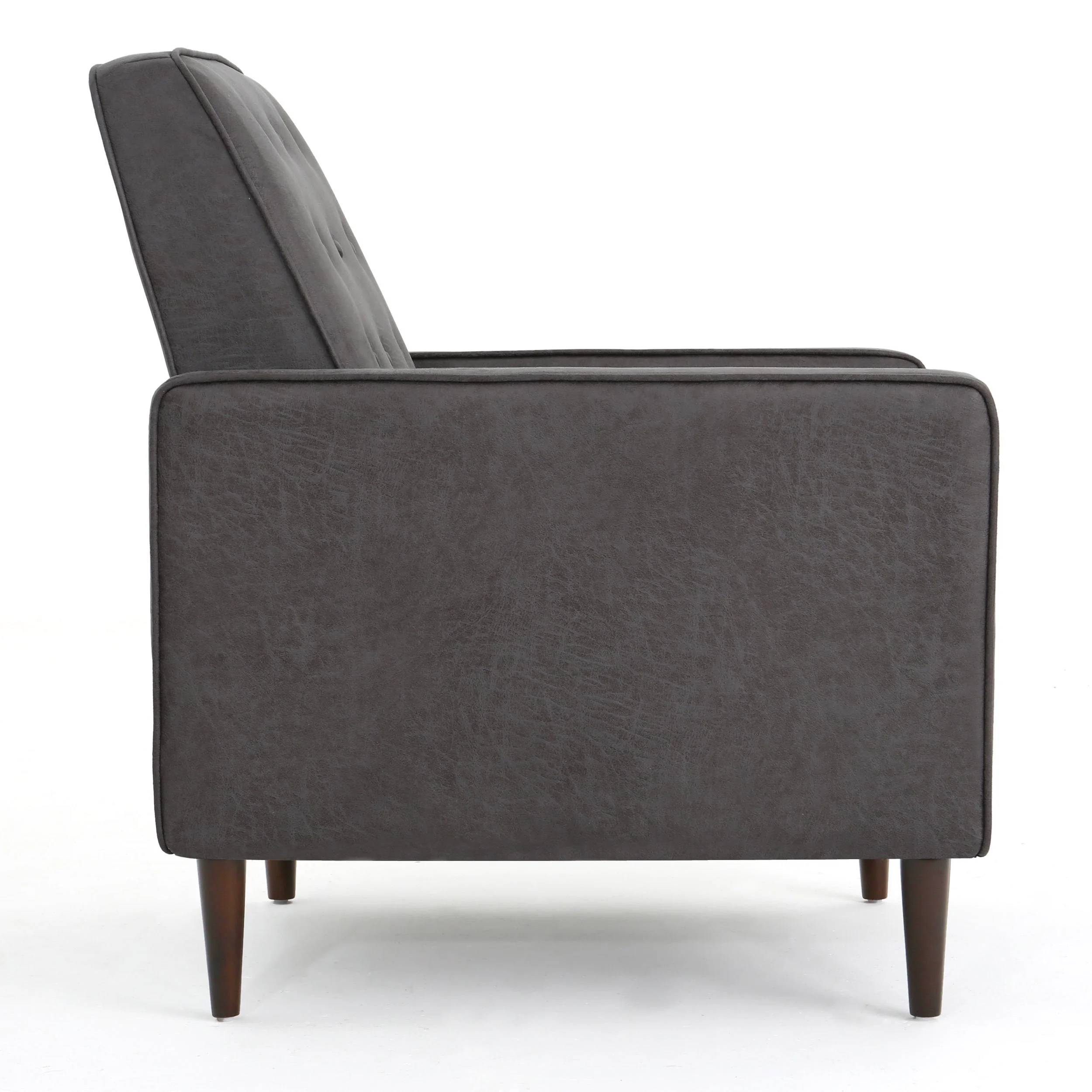 Mason Mid-Century Modern Tufted Back Microfiber Recliner - furnishings