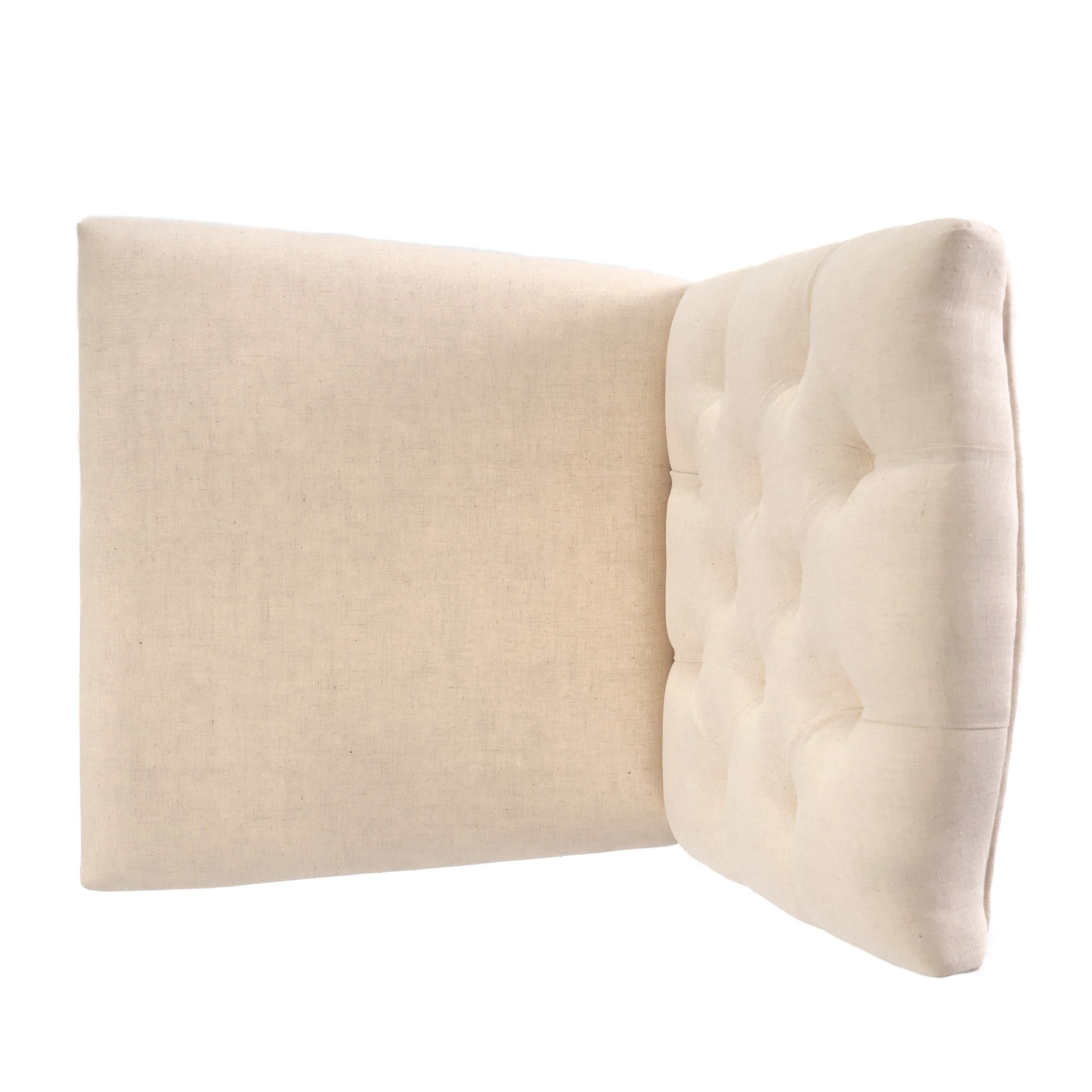 Clark Button Tufted Fabric Dining Chair with Tapered Legs, Set of 2 - furnishings