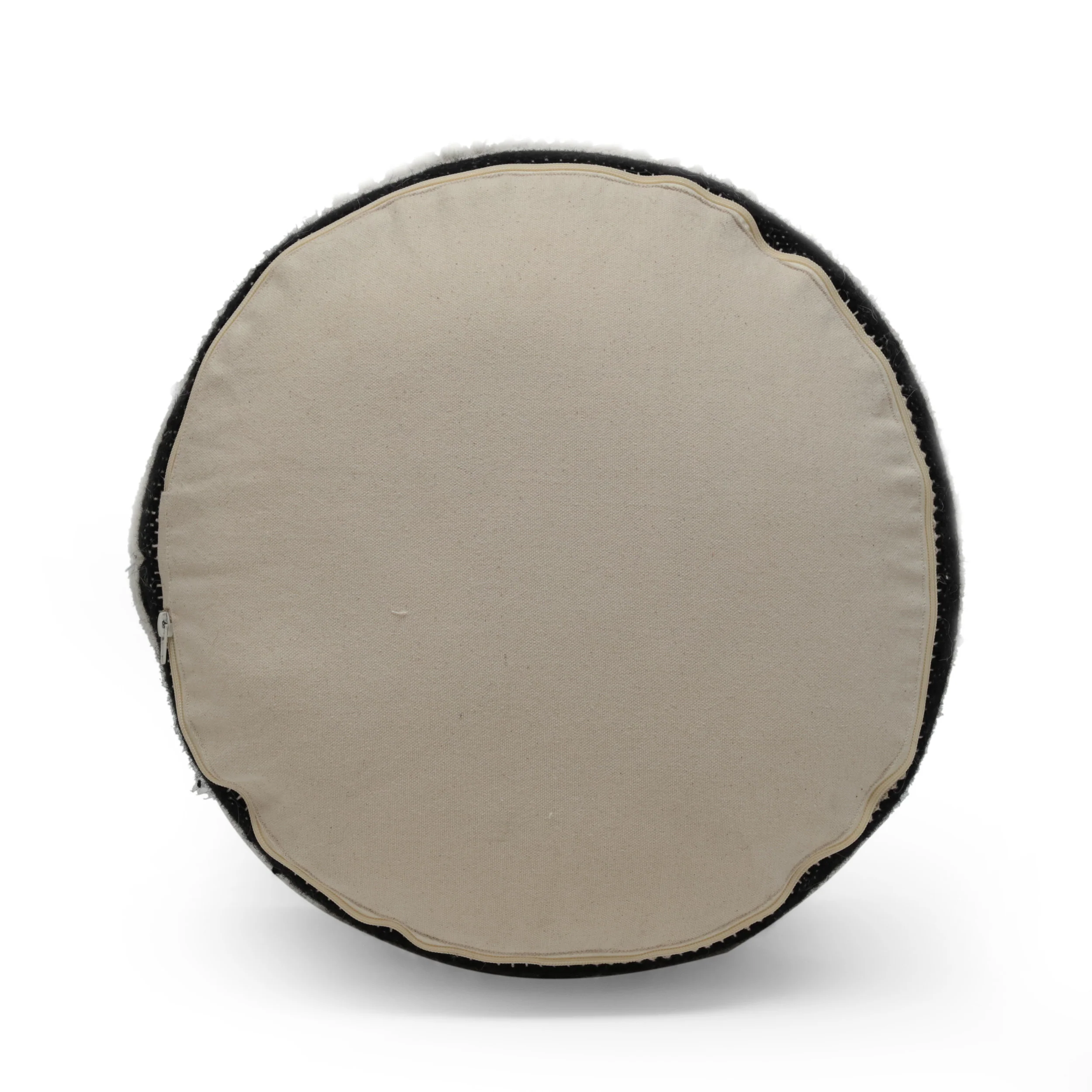 Villard Boho Handcrafted Fabric Cylinder Pouf - furnishings