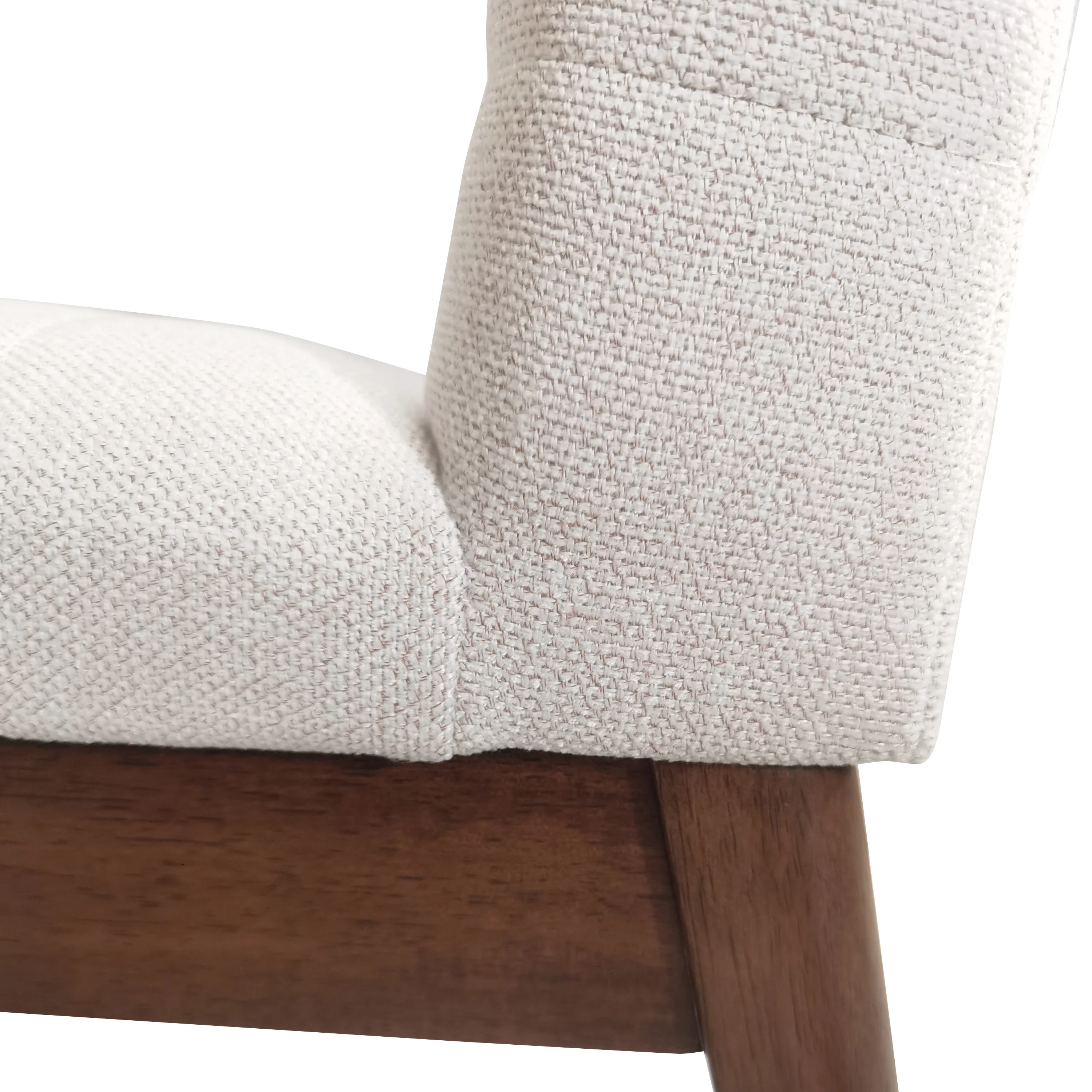 Elisson Mid Century Modern Channel Stitch Dining Chairs, Set of 6 - furnishings