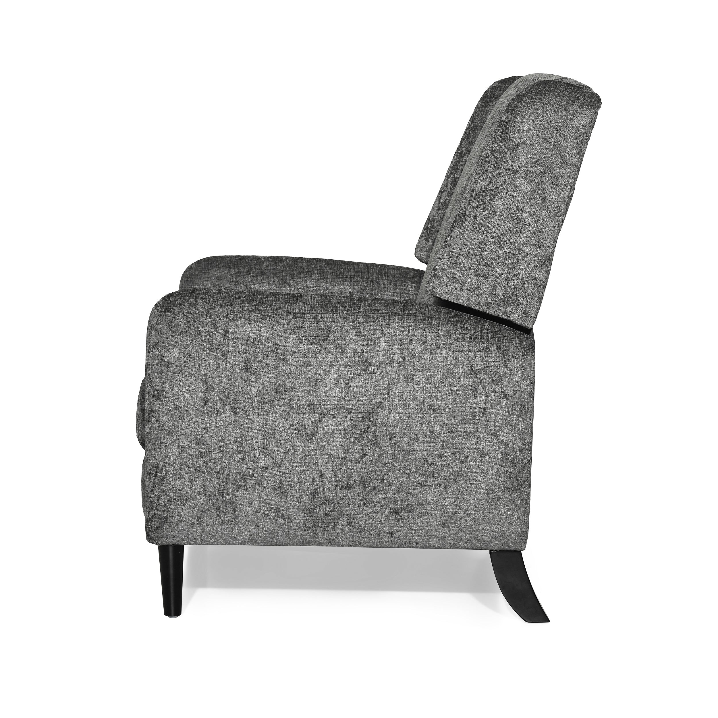 Rockney Contemporary Oversized Fabric Pushback Recliner - furnishings