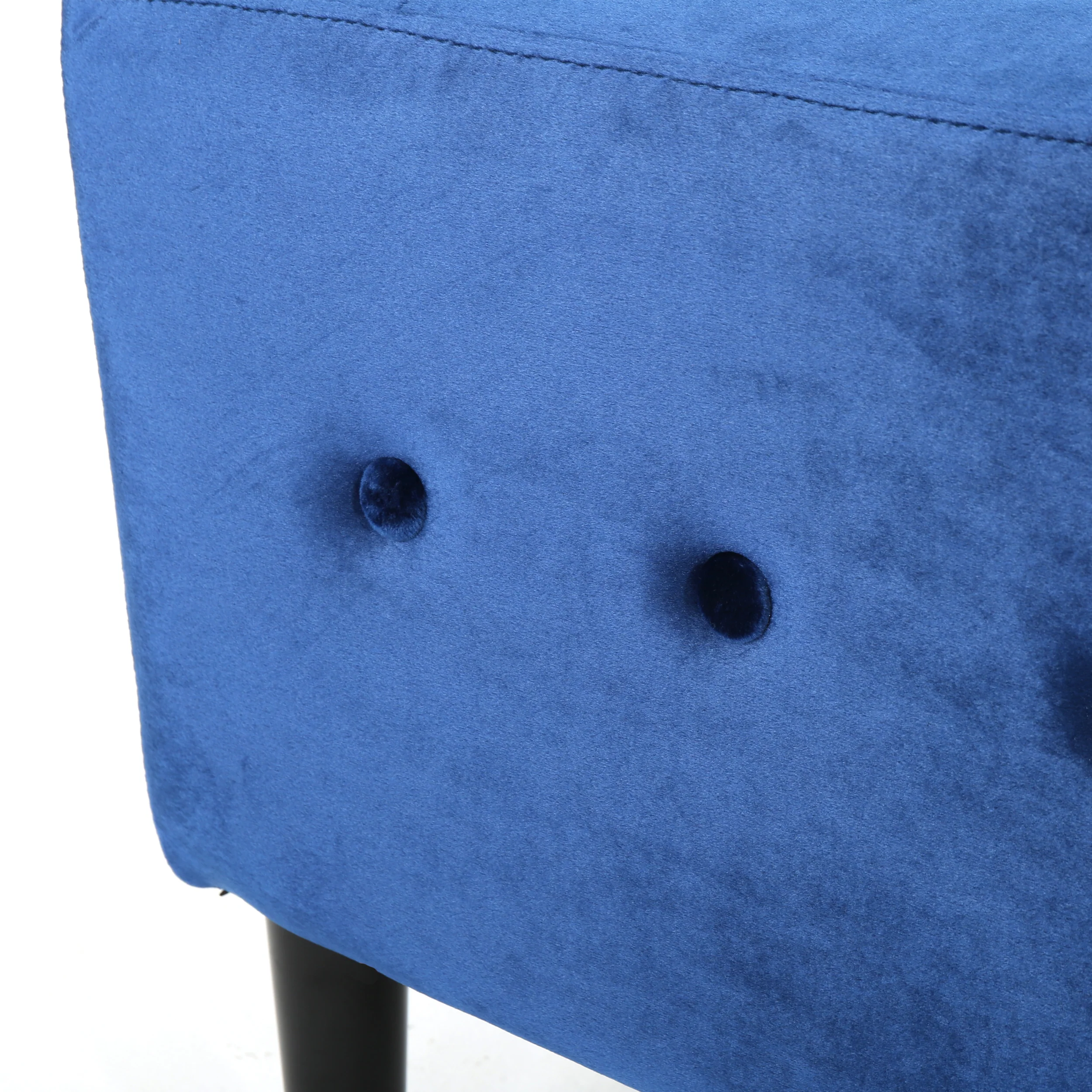 Aleena Tufted New Velvet Ottoman - furnishings