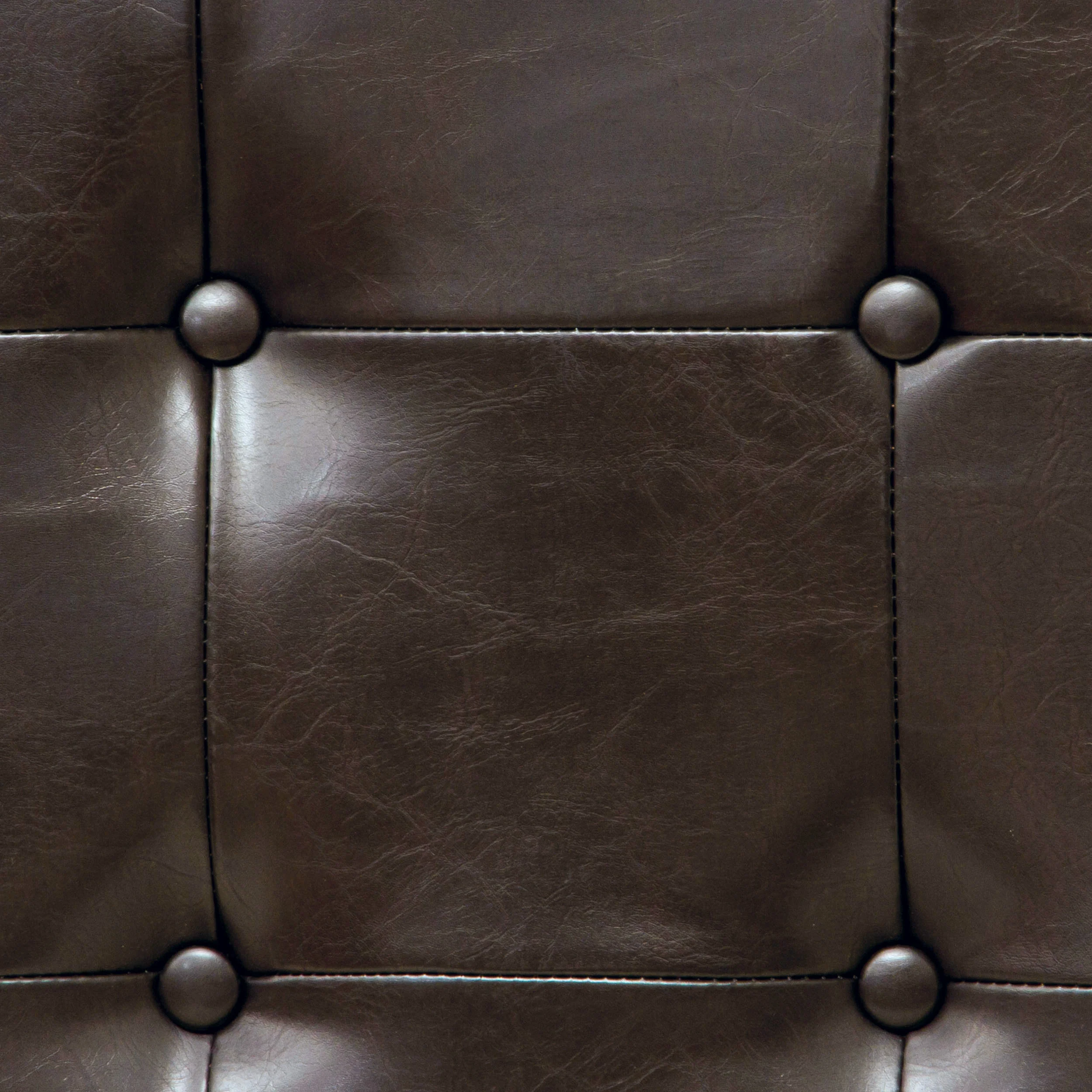 Lucca Tufted Bonded Leather King/Cal King Headboard - furnishings