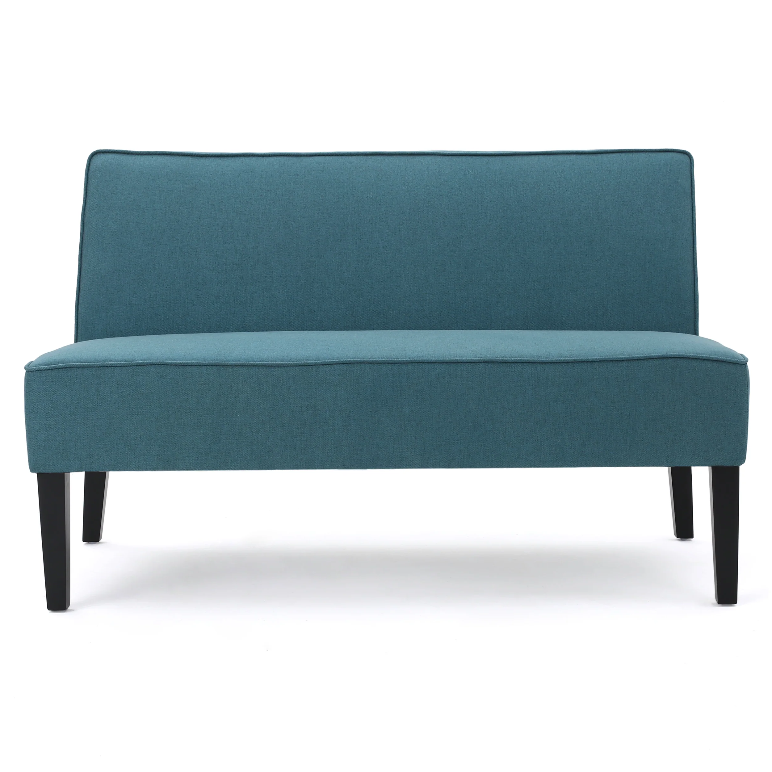 Charlotte Modern Simple Elegant Fabric Settee - furnishings