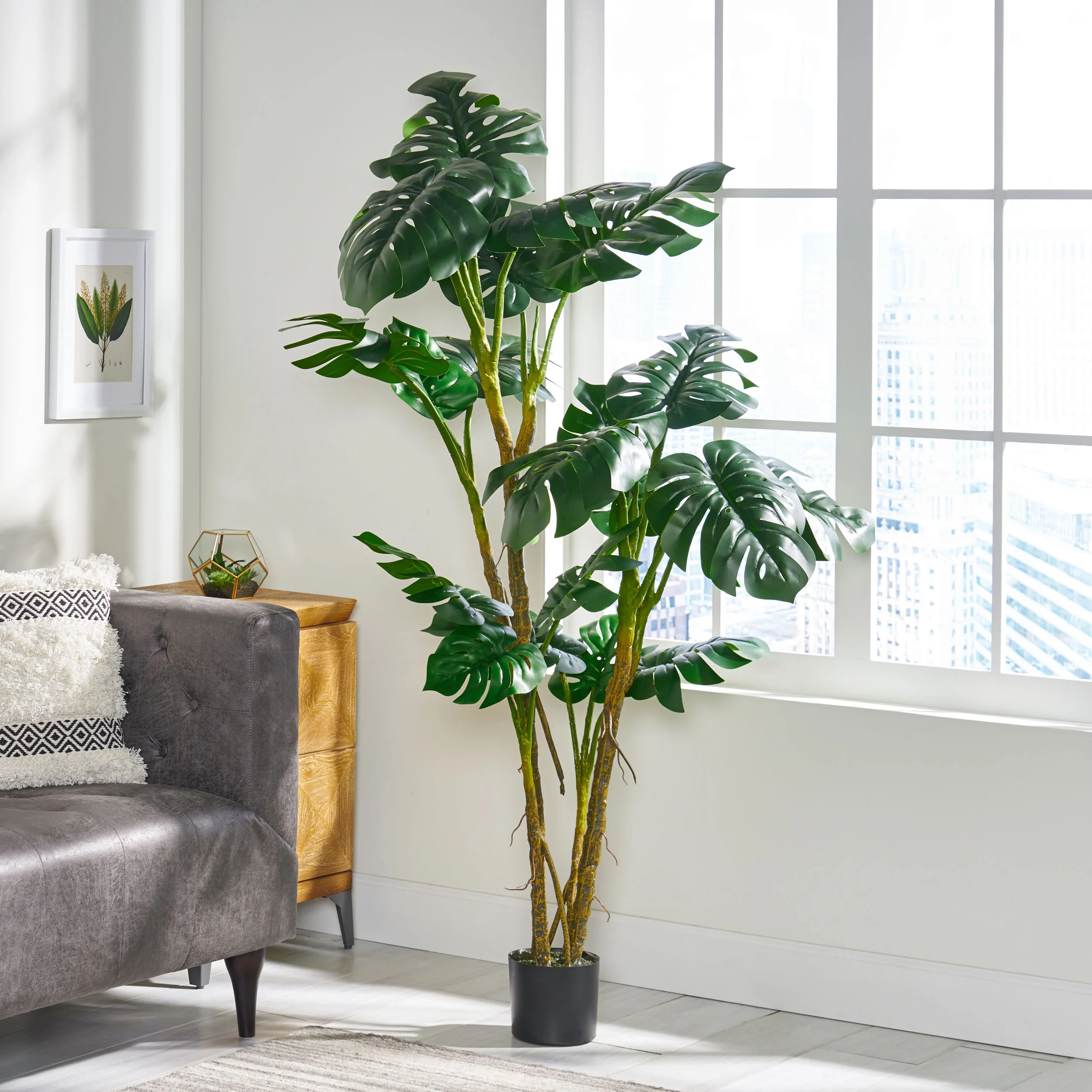 Dorse Artificial Monstera Tree - furnishings
