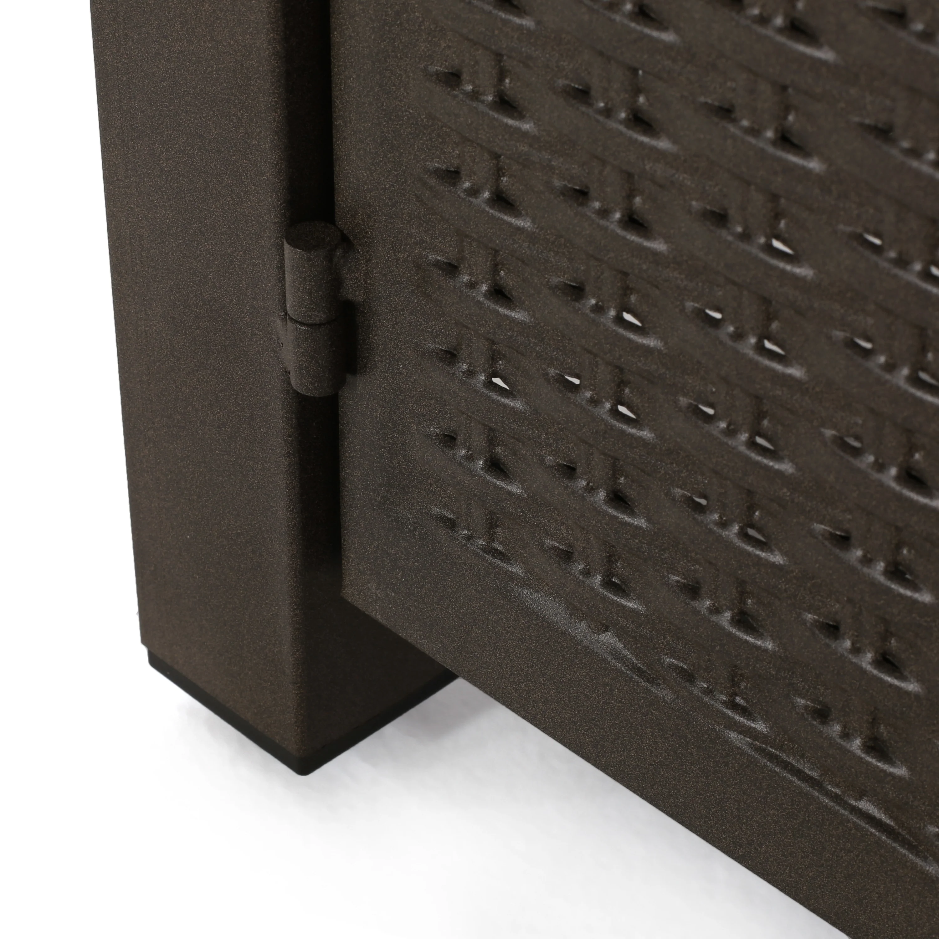 Larry Outdoor 40,000 BTU Iron Square Fire Pit - furnishings