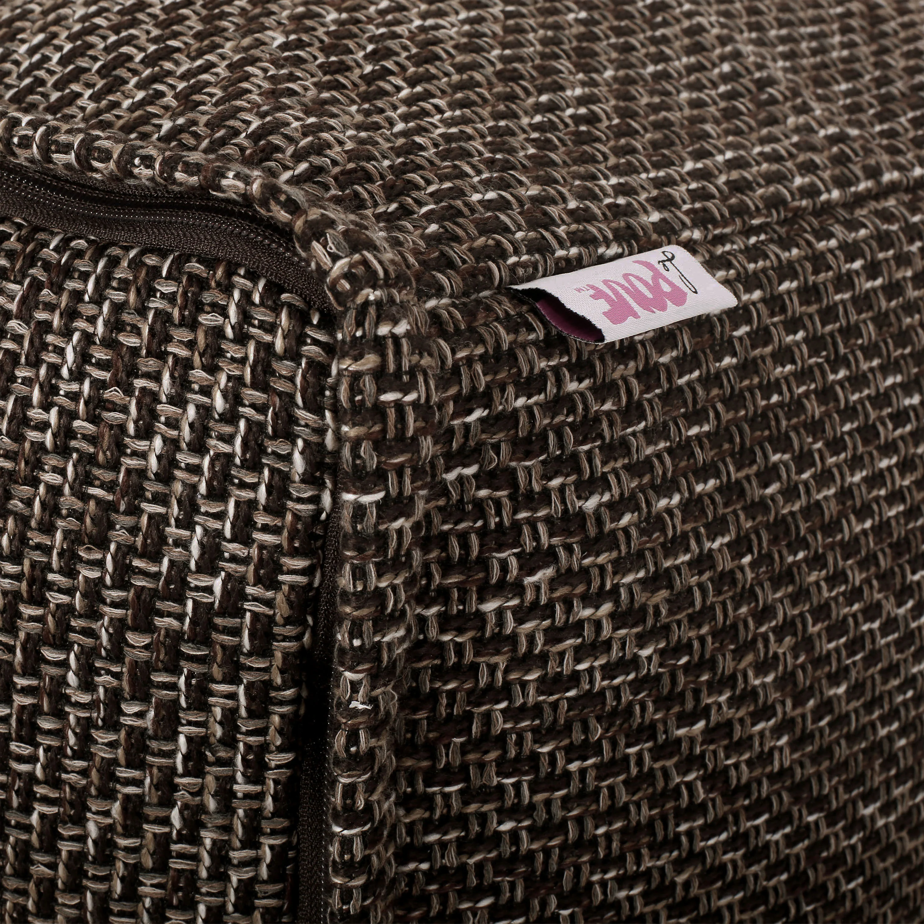 Rakiya Contemporary Fabric Pouf - furnishings