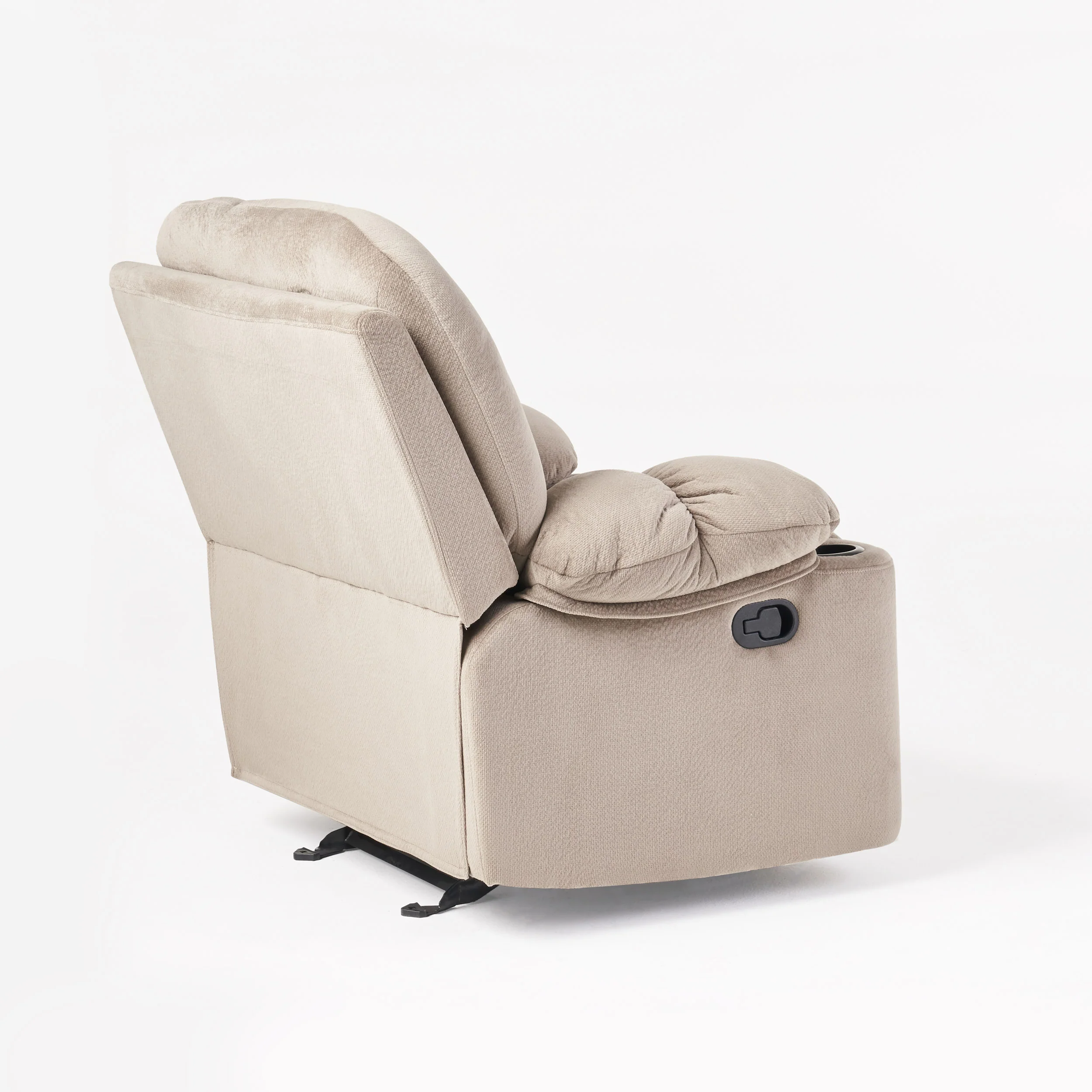 Raymond Fabric Glider Recliner Club Chair - furnishings