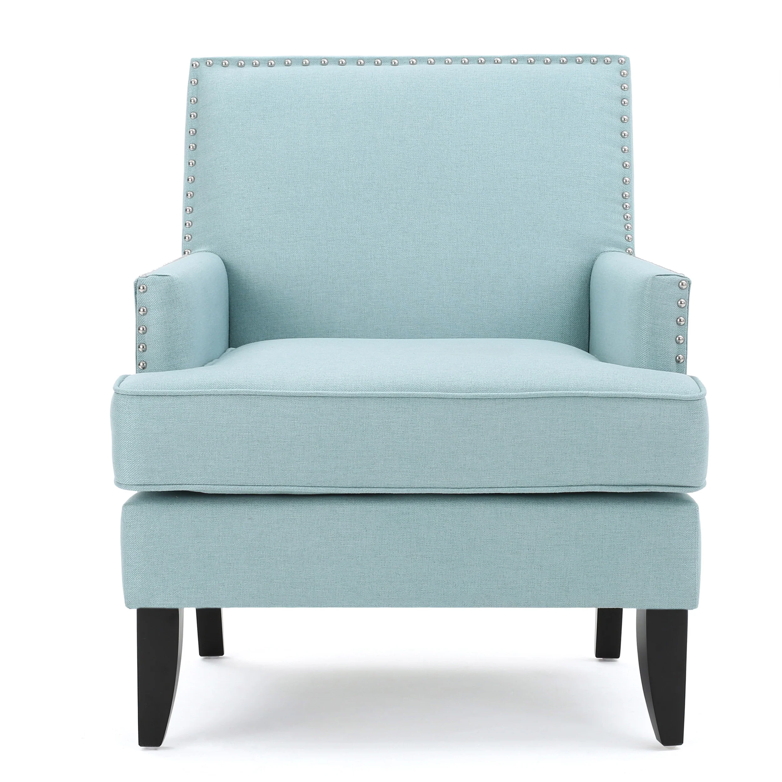 Talette Studded Modern Club Arm Chair - furnishings