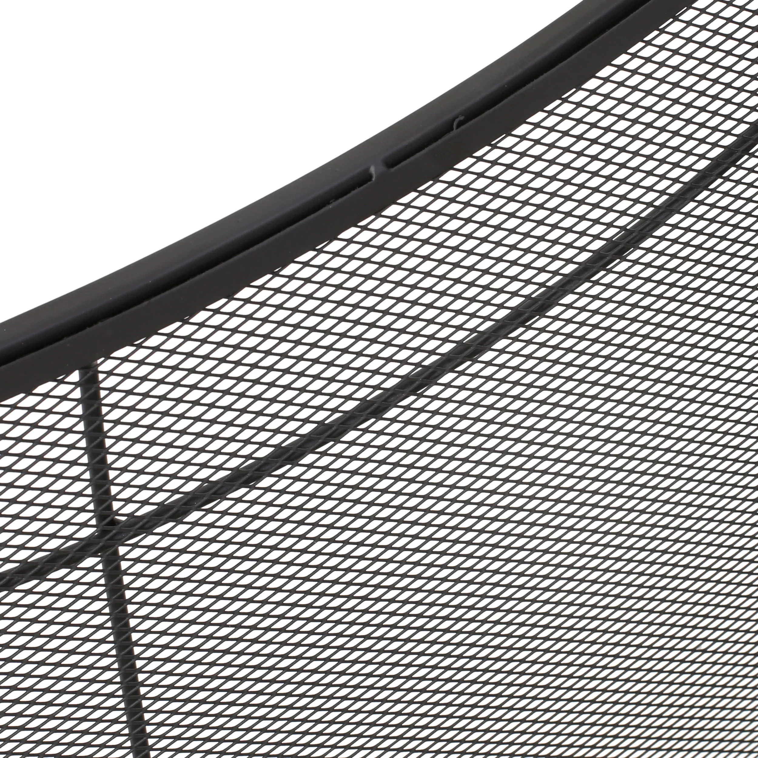 Zooey Modern Iron Folding Fireplace Screen - furnishings