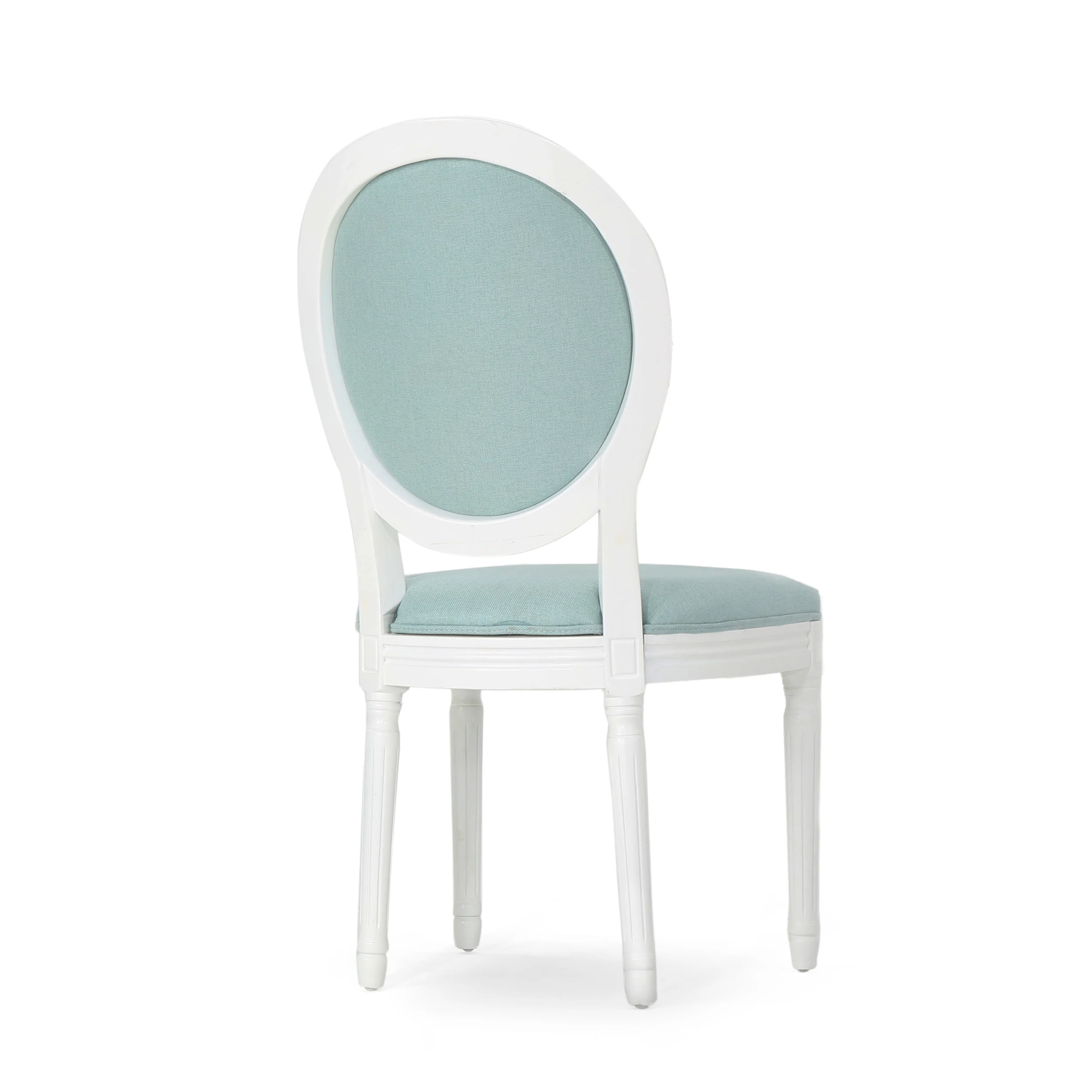 Adelise Traditional Light Blue Upholstered Fabric Dining Chairs (Set of 2) - furnishings