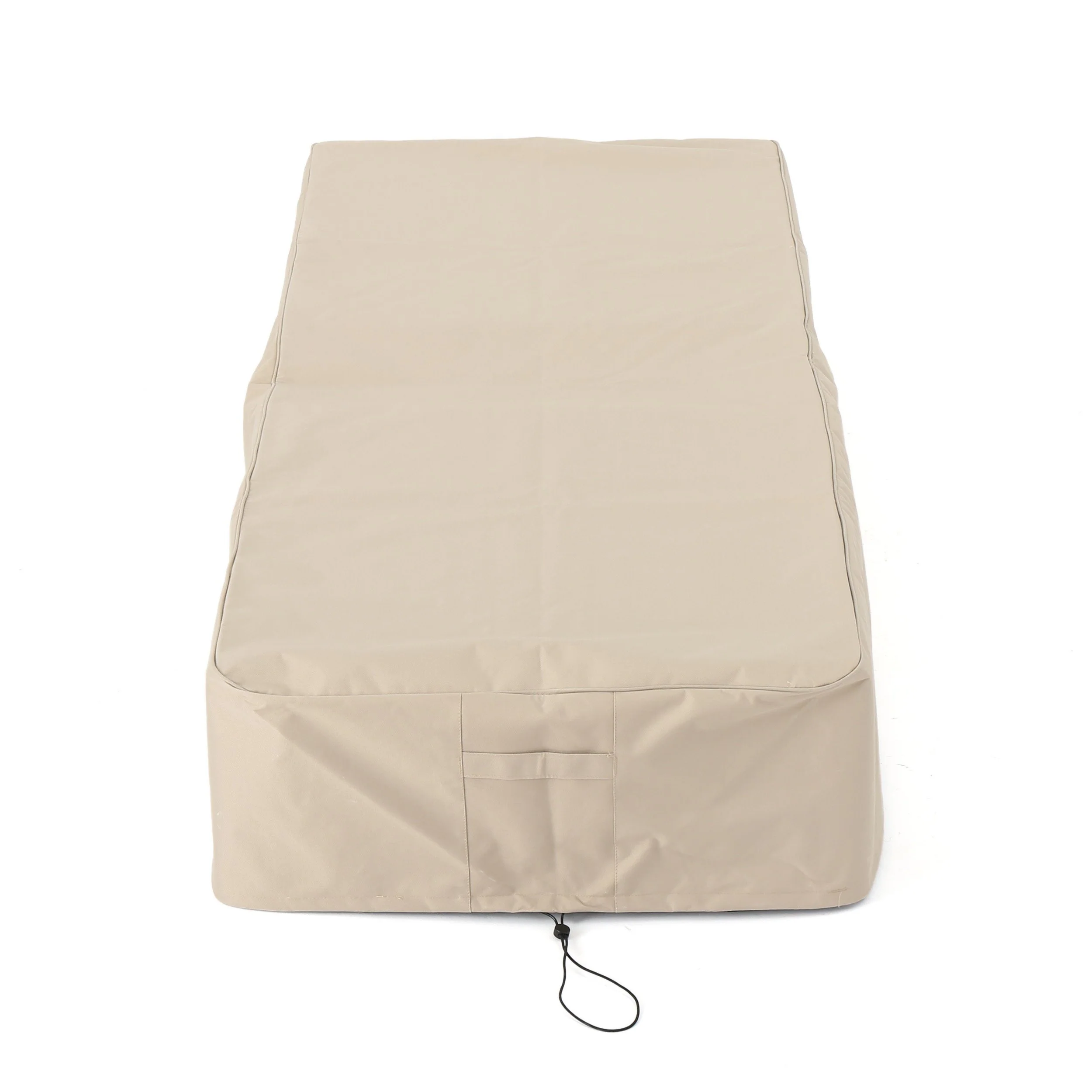 Solana Outdoor Beige Waterproof Fabric Lounge Set Cover - furnishings