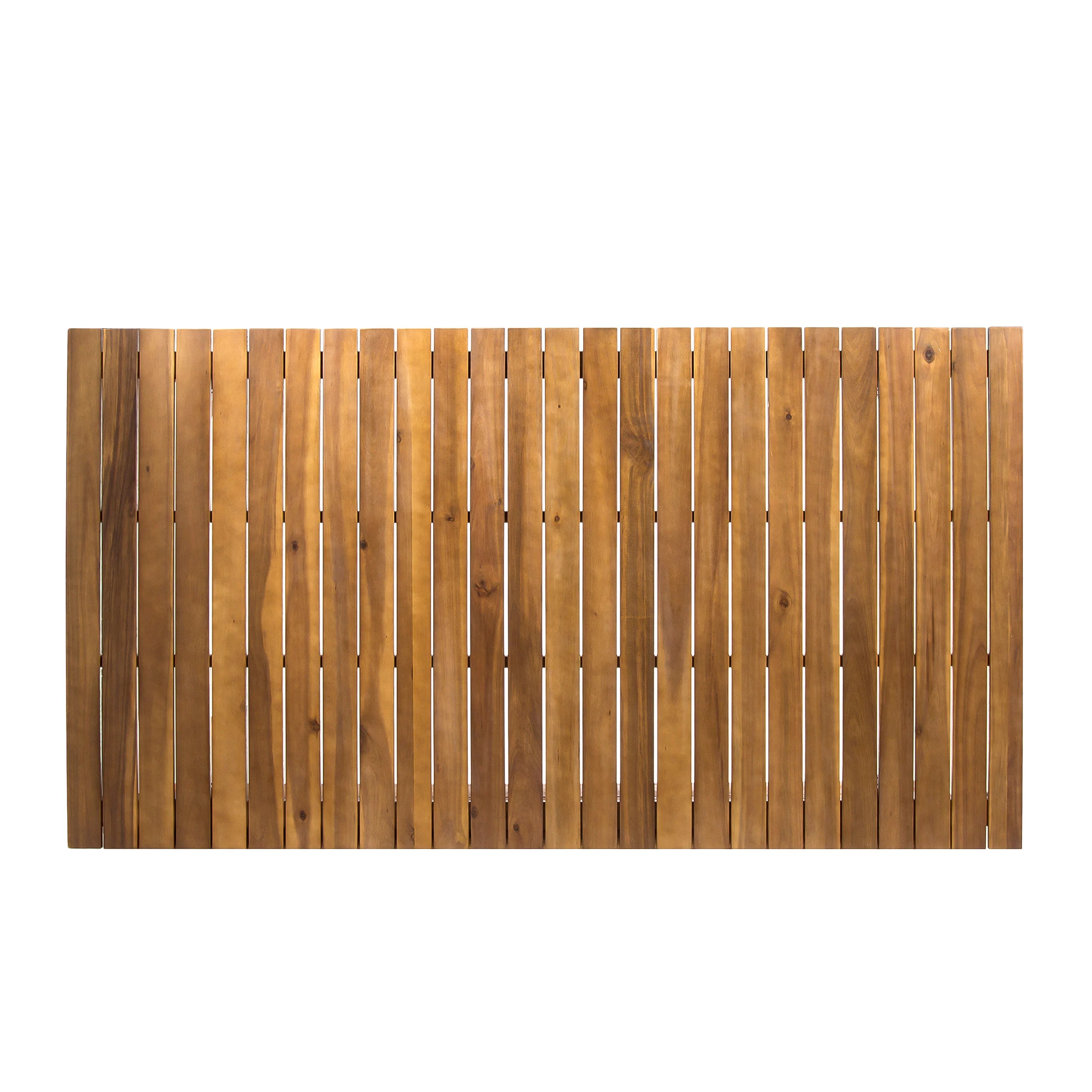 Timor Outdoor 7 Piece Teak Finished Acacia Wood Dining Set - furnishings