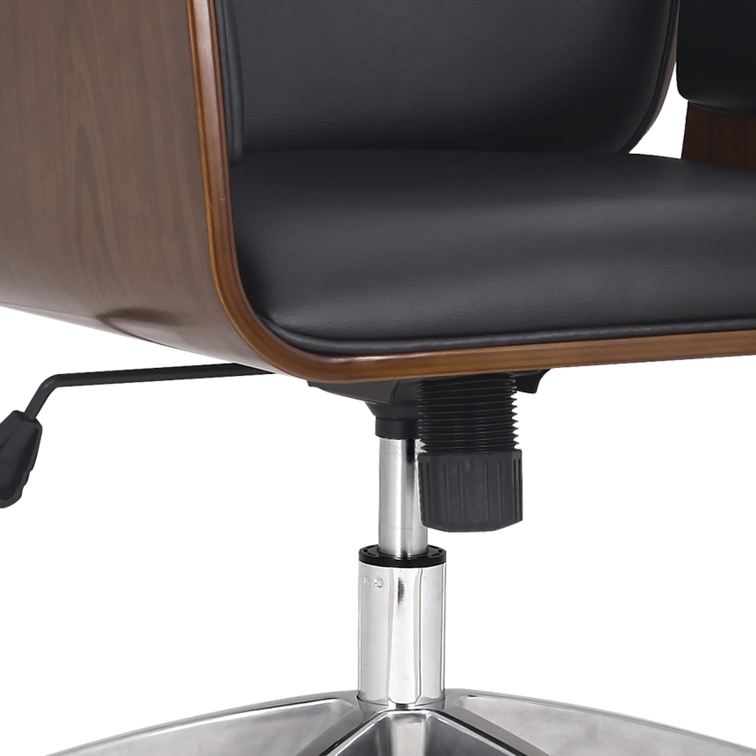 Aleigha Mid-Century Modern Swivel Office Chair - furnishings