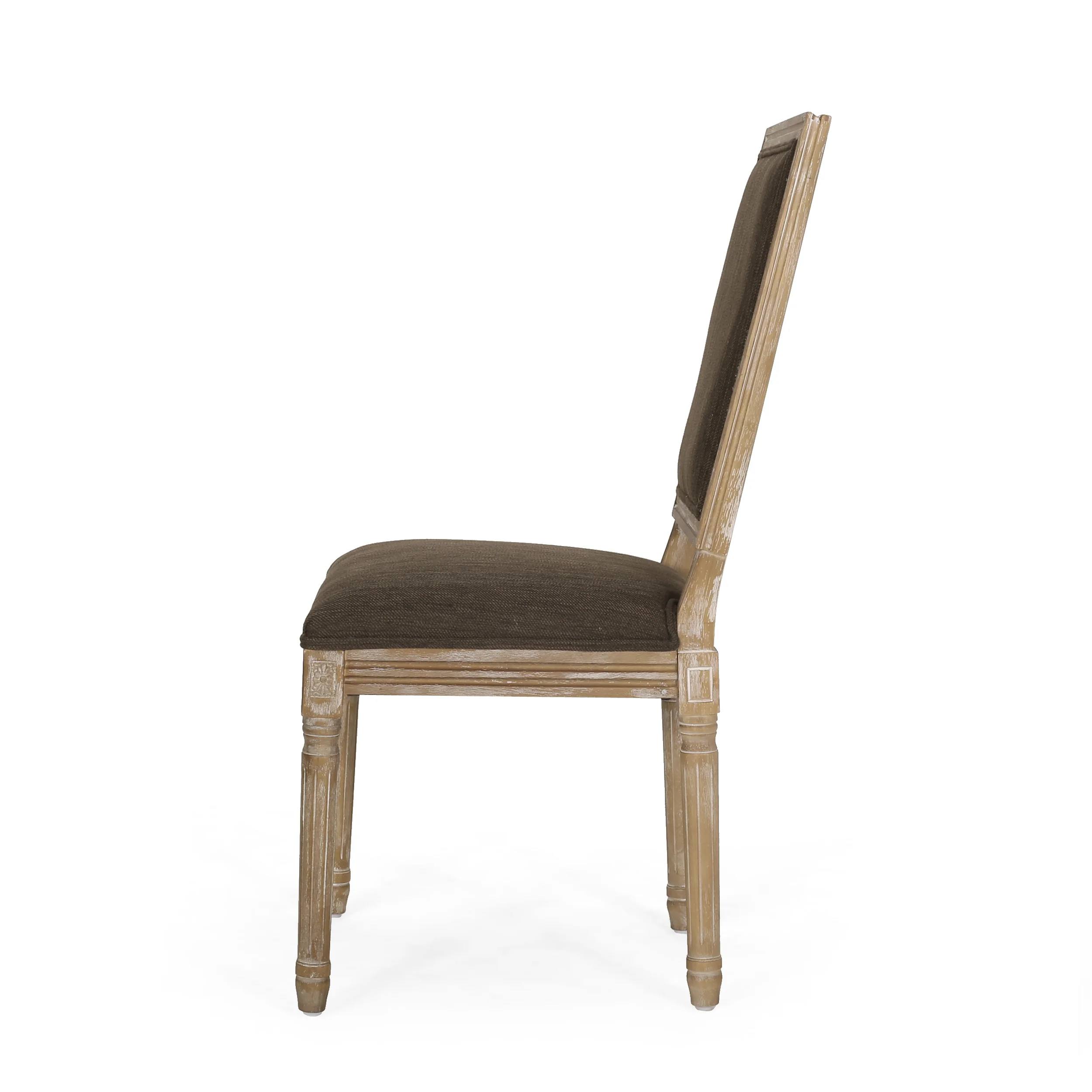 Amy French Country Wood Upholstered Dining Chair, Set of 4 - furnishings