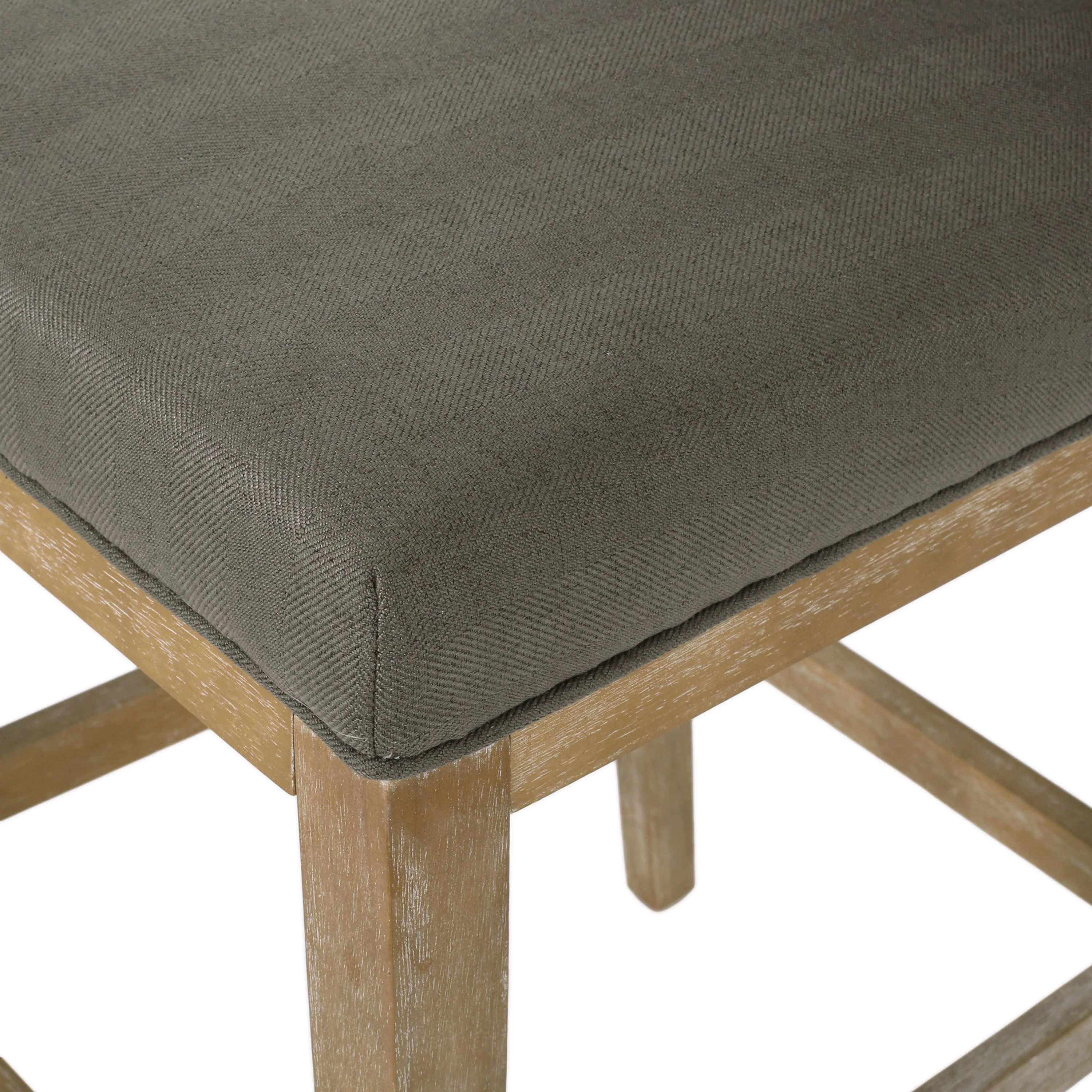 Kiara Contemporary Fabric Upholstered 27 Inch Counter Stools (Set of 2) - furnishings
