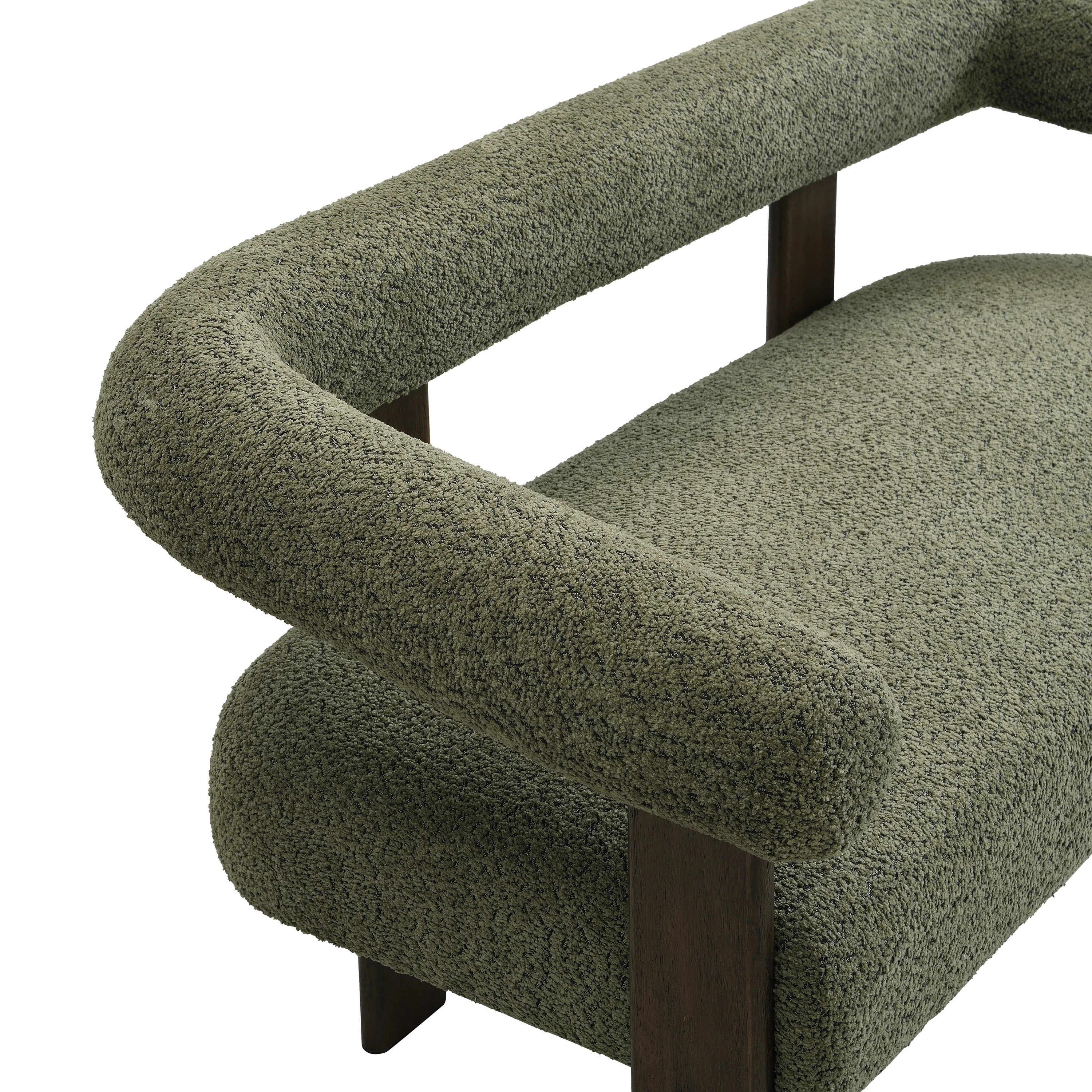 Elarer Modern Upholstered Loveseat 2 Seater Sofa - furnishings