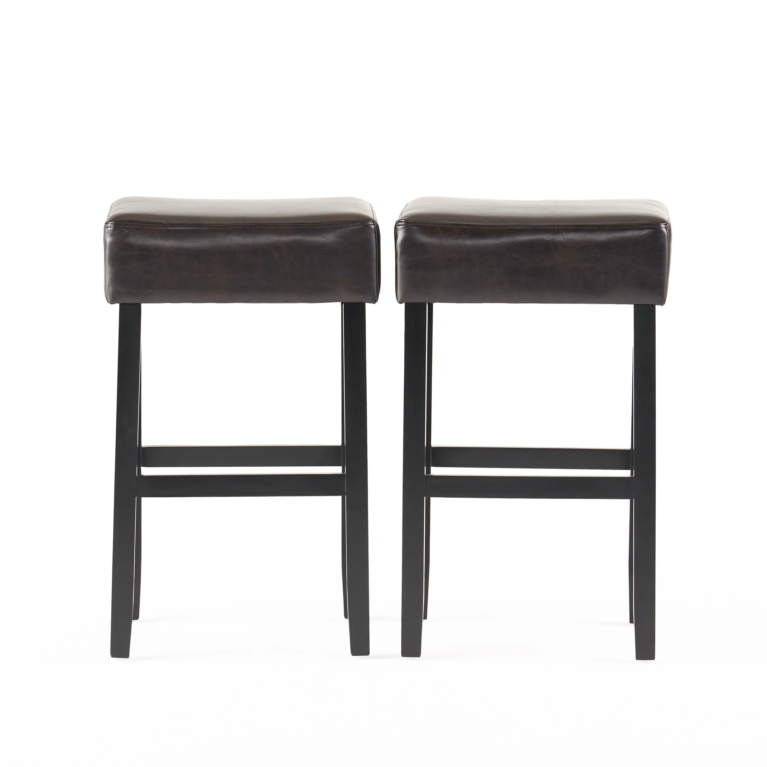 Duff 31-Inch Backless Leather Bar Stools (Set of 2) - furnishings