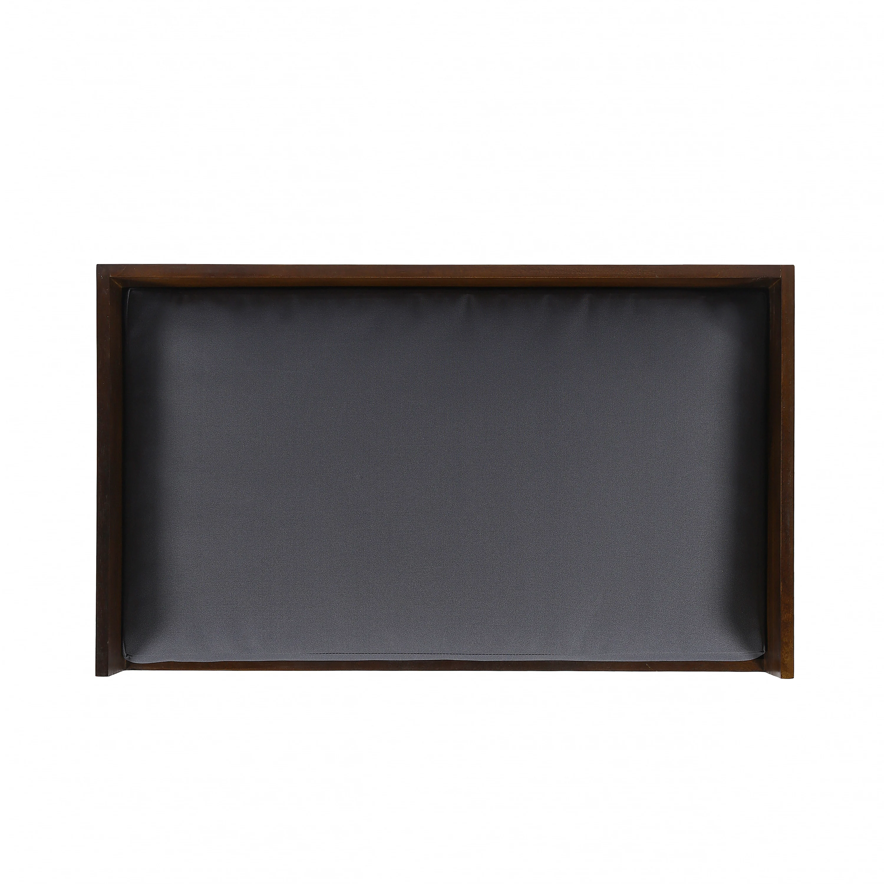 Ophelia Mid-Century Modern Cushioned Wood Frame Dog Bed - furnishings