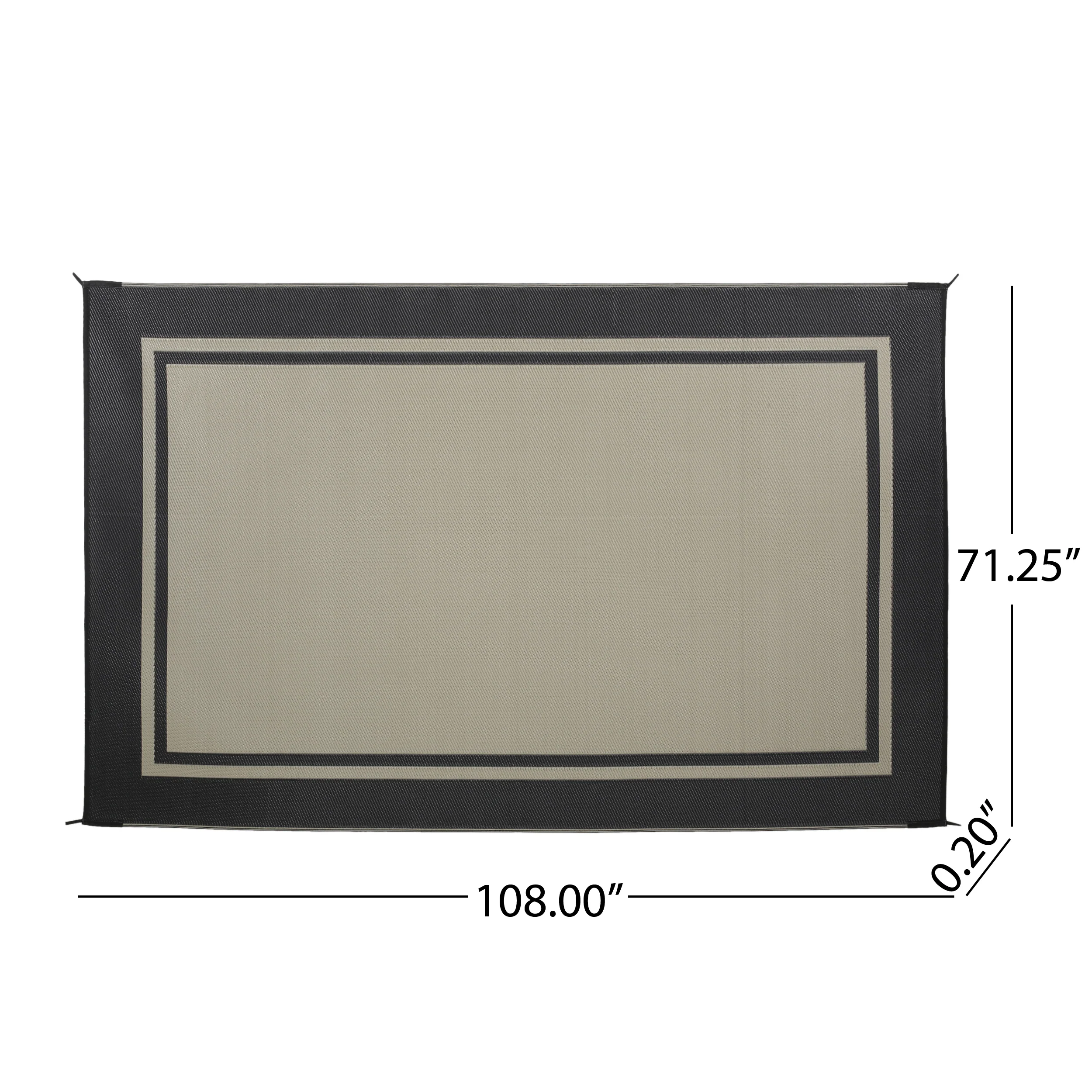 Jamir Outdoor Outdoor Modern Scatter Rug - furnishings