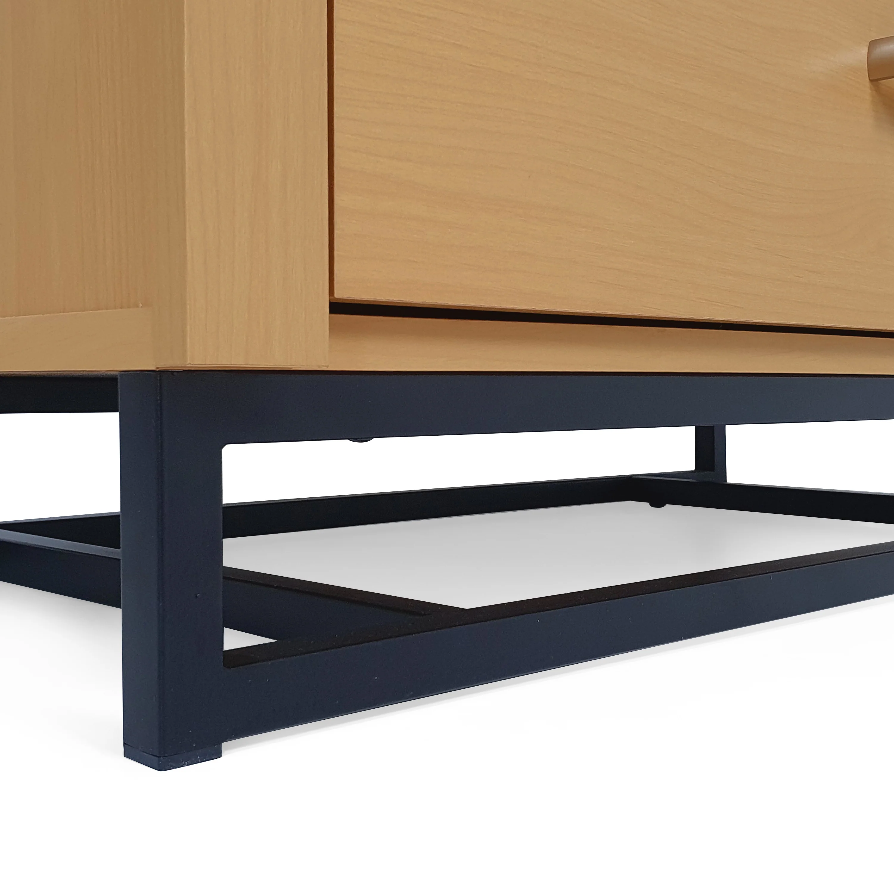 Borah Contemporary Faux Wood 2 Piece 4 Drawer Dresser and Nightstand Bedroom Set - furnishings
