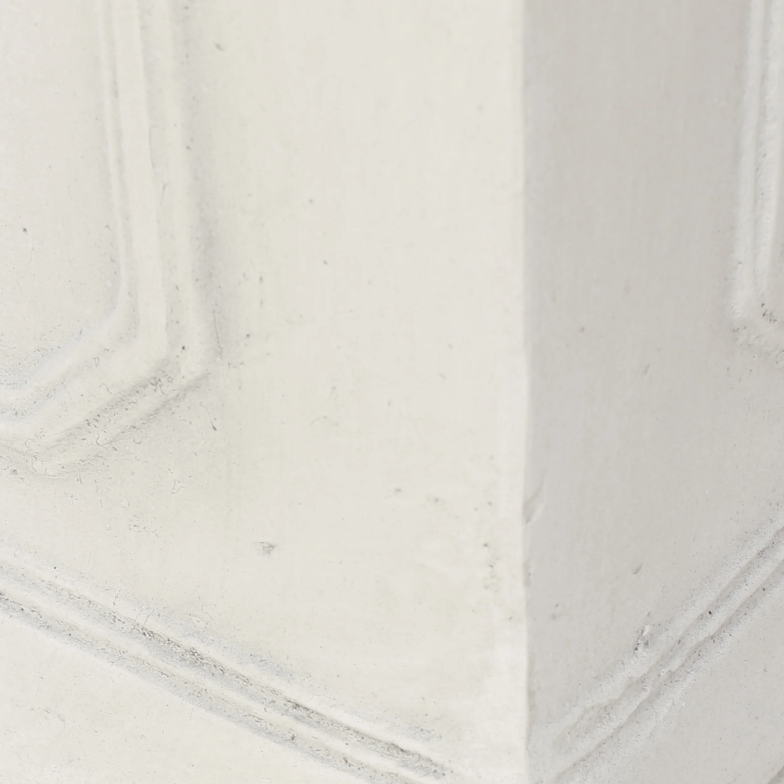 Greg Outdoor Small and Medium Cast Stone Planter Set, Antique White - furnishings