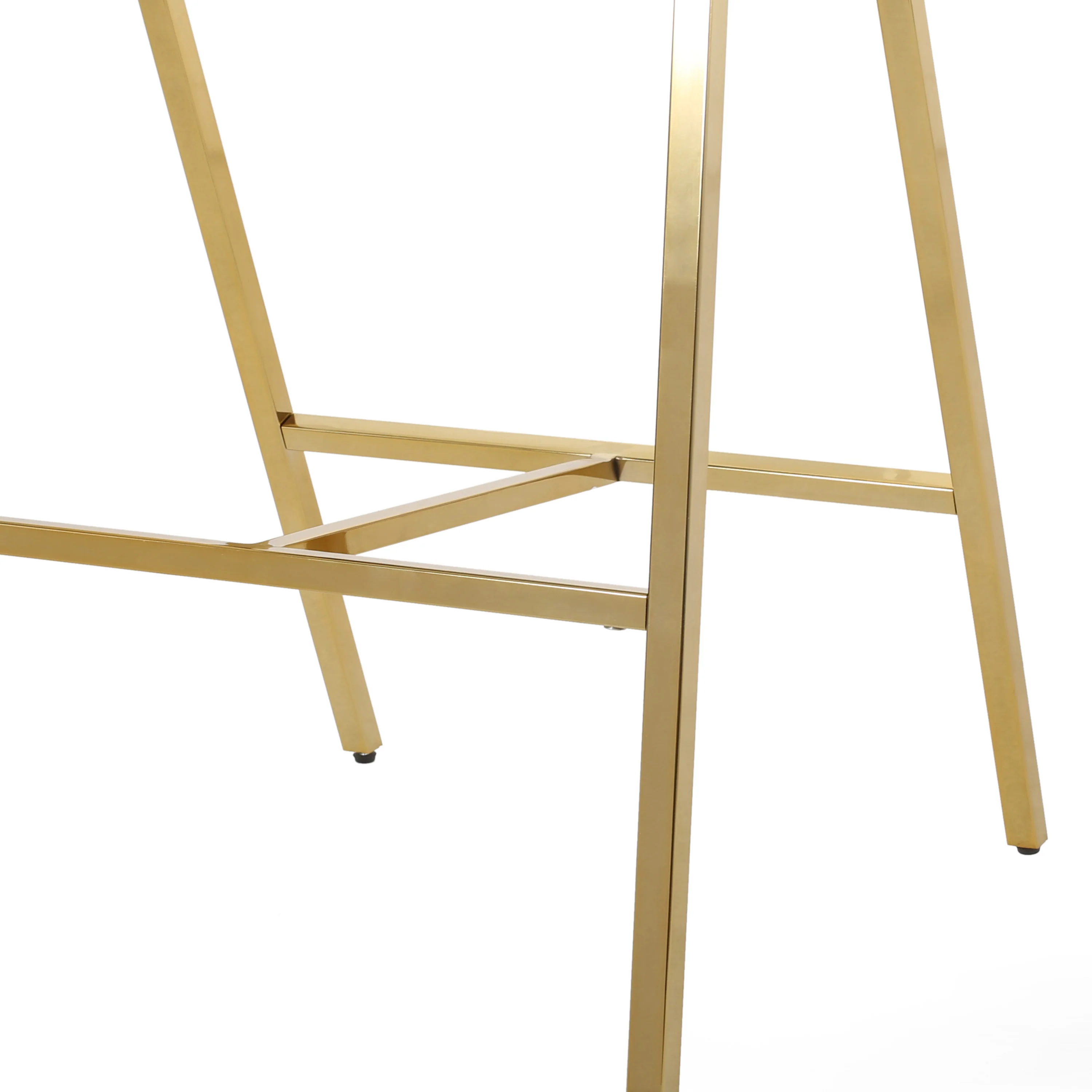 Kenia Modern Faux Leather Barstool (Set of 2) - furnishings
